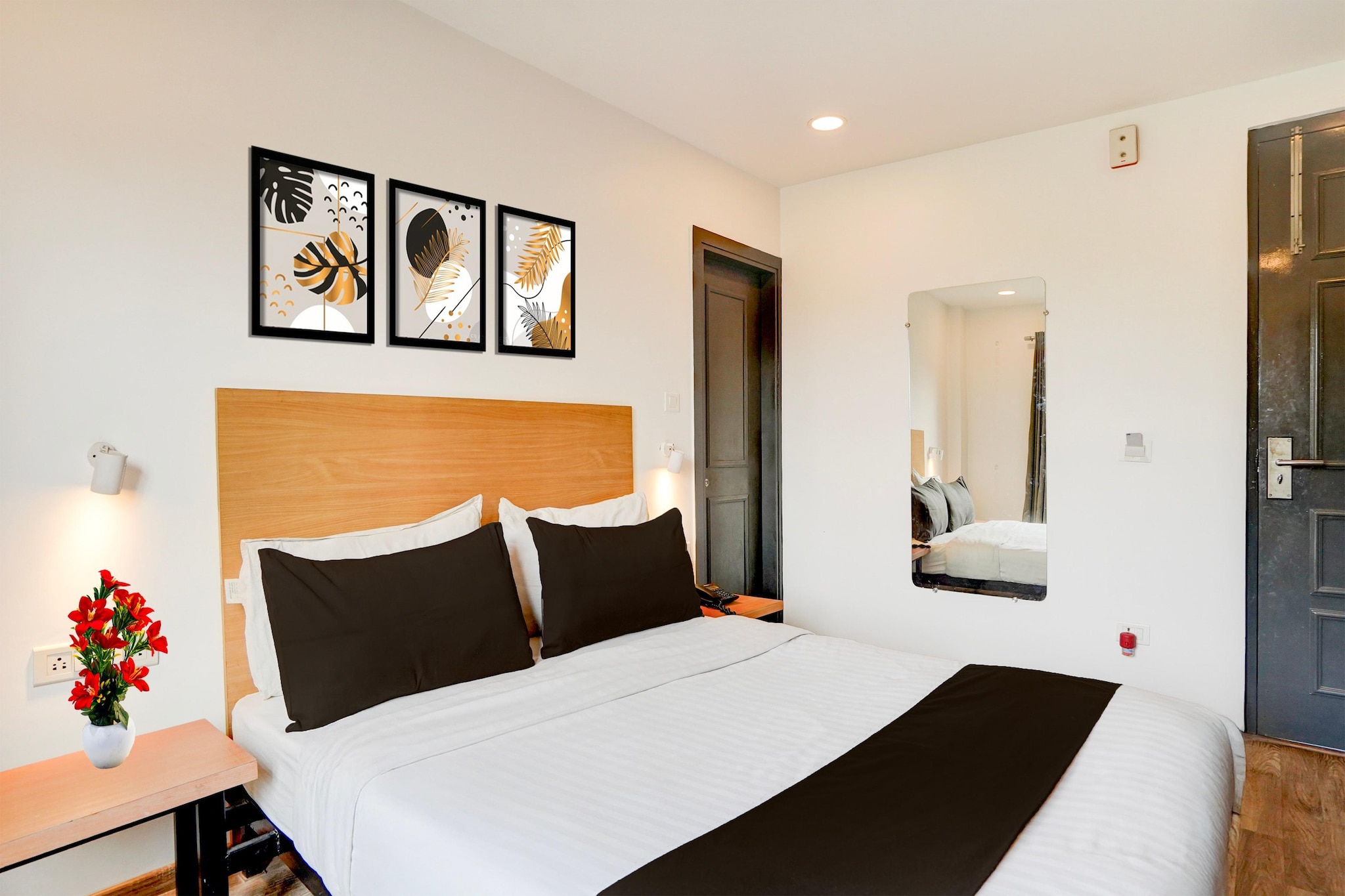 Enjoy a comfortable and hassle-free experience at our thoughtfully designed property. Each room is equipped with modern amenities, cozy bedding, and elegant decor to make you feel right at home. Located conveniently with easy access to public transport and major attractions, it's perfect for both business and leisure travelers. Cleanliness and guest comfort are our top priorities, and our team is available 24/7 to assist you throughout your stay.
Unmarried couples are warmly welcome at this property.
Guests with local ID proof are warmly welcome.
Early Check-In Policy: A full day’s room rate will be charged for check-ins before 6:00 AM. Complimentary early check-in is available between 6:00 AM and 10:00 AM, subject to room availability.
Check-in is only available to guests aged 18 and above. Please provide a government-issued ID to confirm your age.