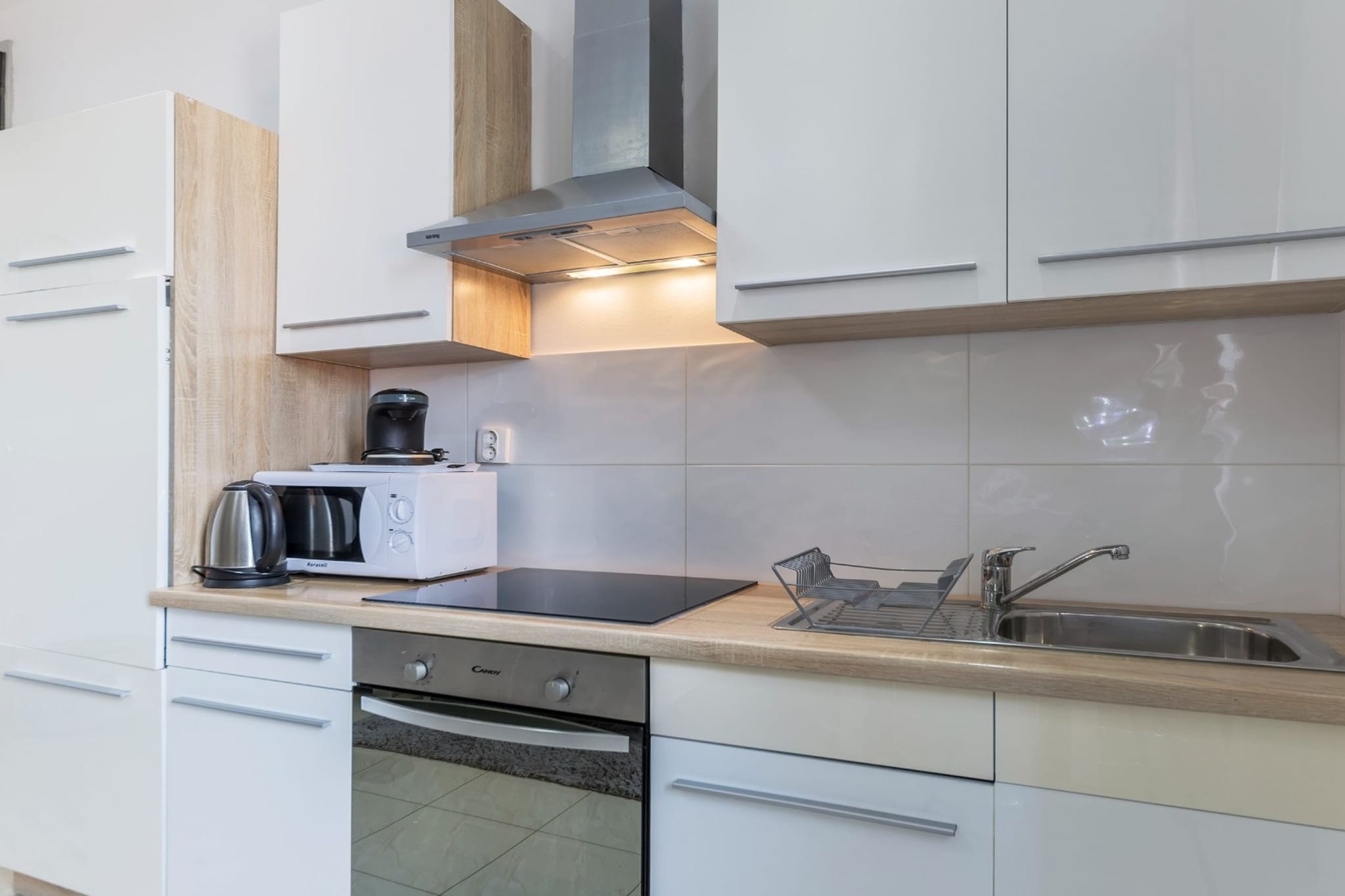 Pula Garden Apartments with Shared Pool - Comfrot One Bedroom Apartment with Sea View - Küche