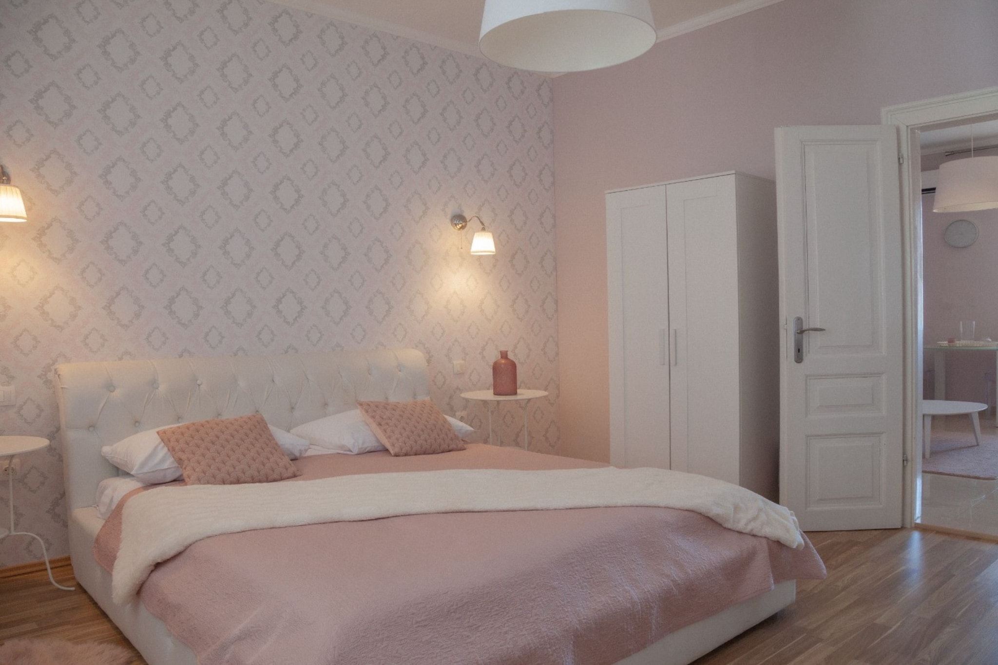 Pula Garden Apartments with Shared Pool - Superior One Bedroom Apartment with Sea View - Chambre