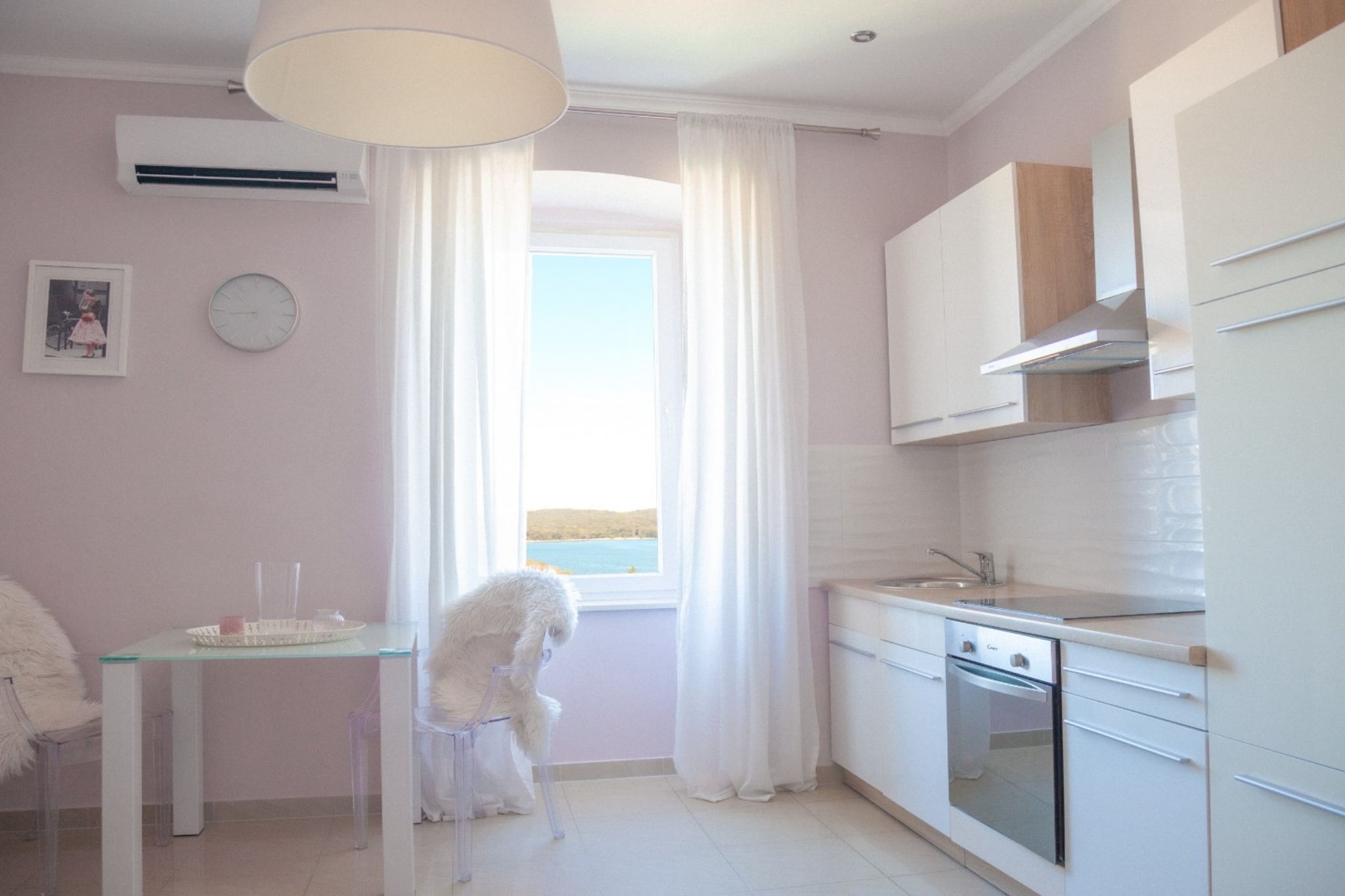 Pula Garden Apartments with Shared Pool - Superior One Bedroom Apartment with Sea View