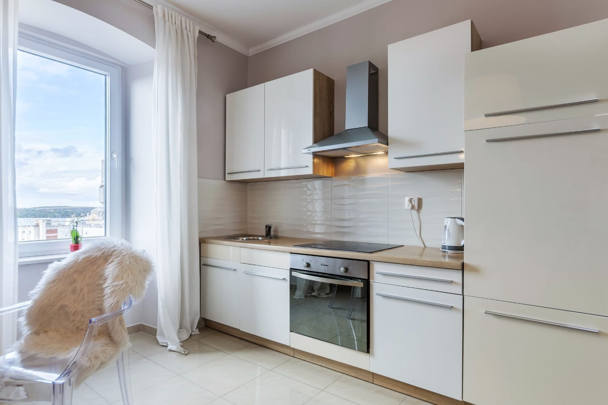 Pula Garden Apartments with Shared Pool - Superior One Bedroom Apartment with Sea View