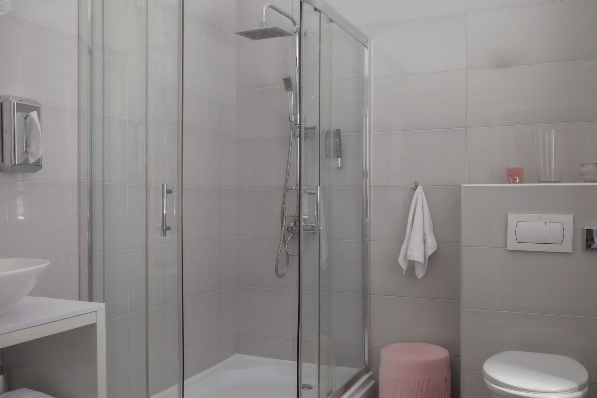 Pula Garden Apartments with Shared Pool - Superior One Bedroom Apartment with Sea View - Salle de bain