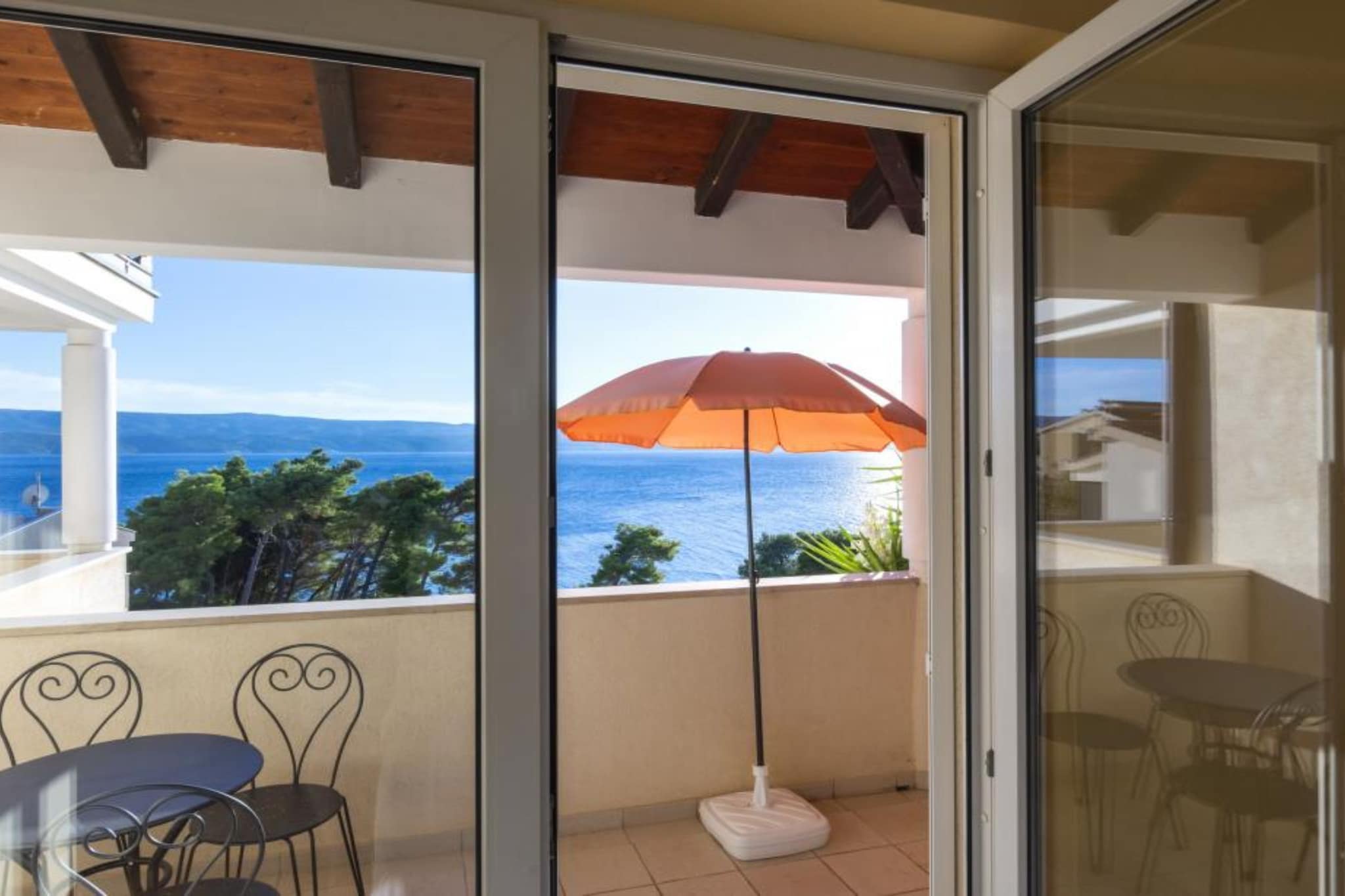 Apartments Radevenjić - Standard One Bedroom Apartment with Sea View and Terrace - Terras
