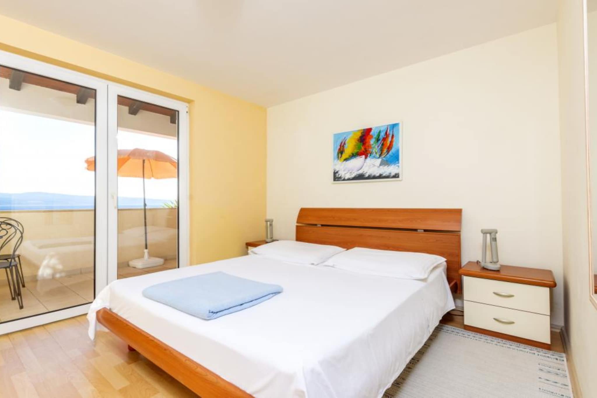 Apartments Radevenjić - Classic One Bedroom Apartment with Sea View and Terrace