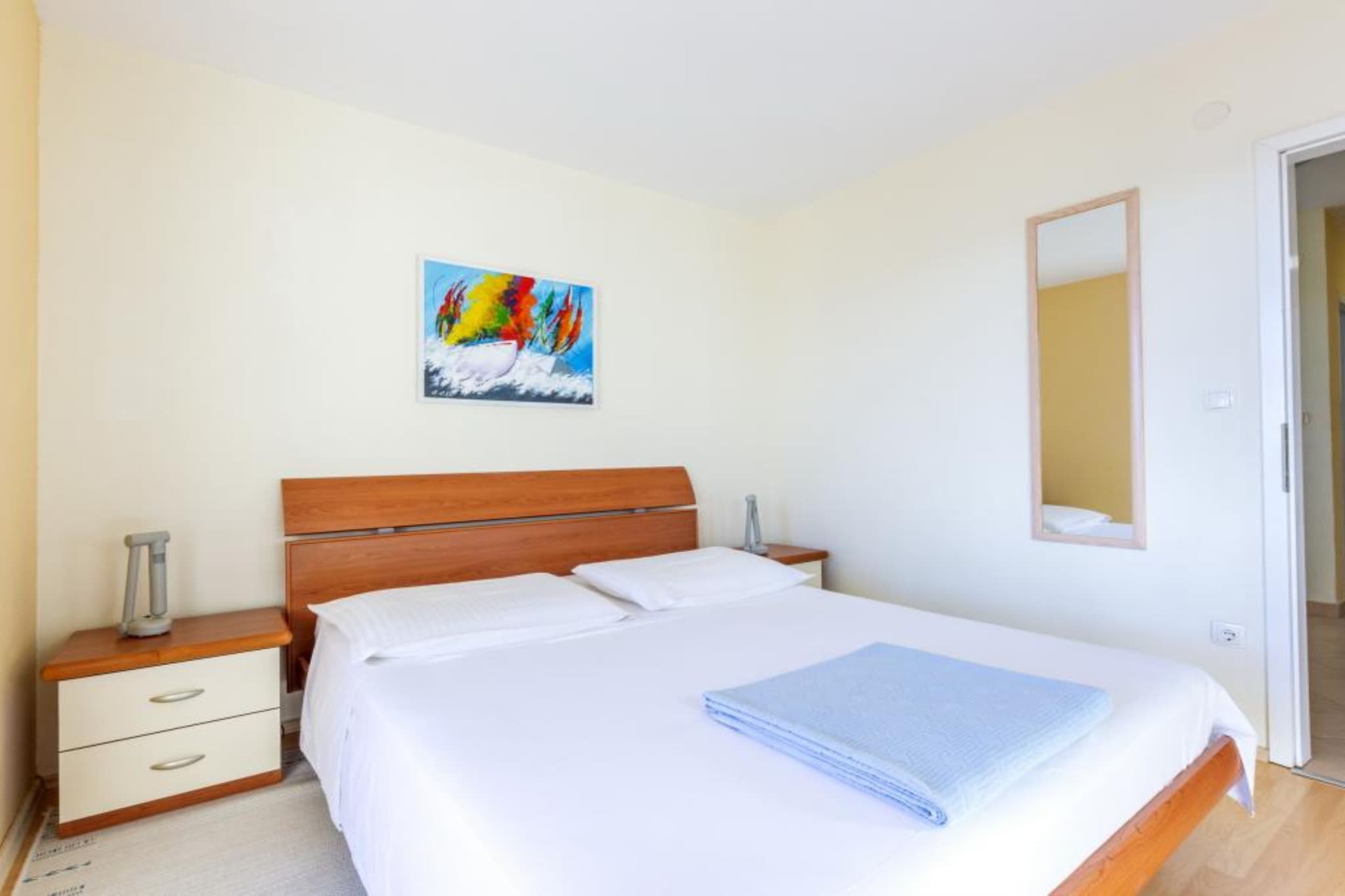 Apartments Radevenjić - Premium One Bedroom Apartment with Sea View and Terrace - Slaapkamer