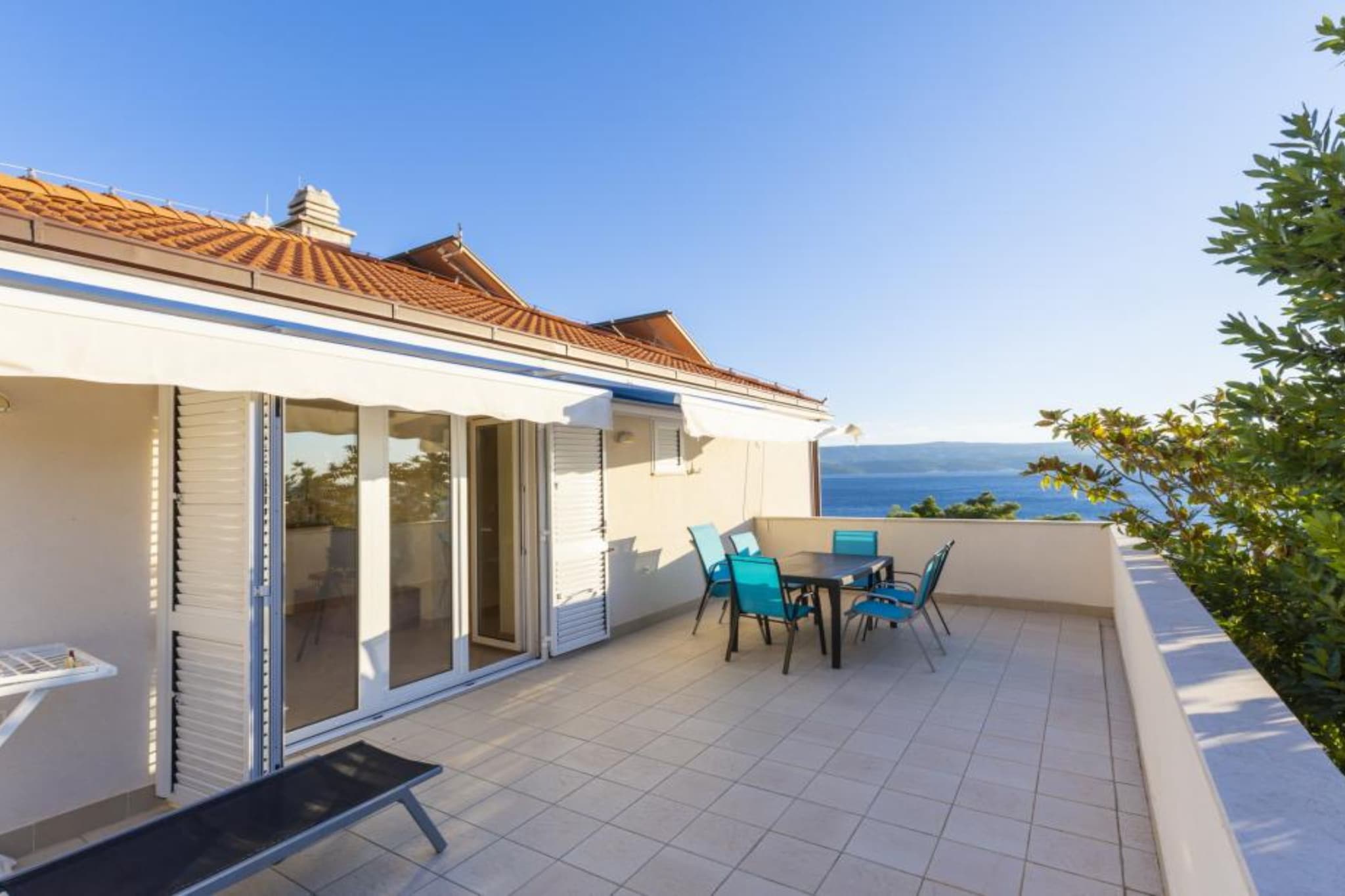 Apartments Radevenjić - Superior Two Bedroom  Apartment with Sea View and Terrace - Terras