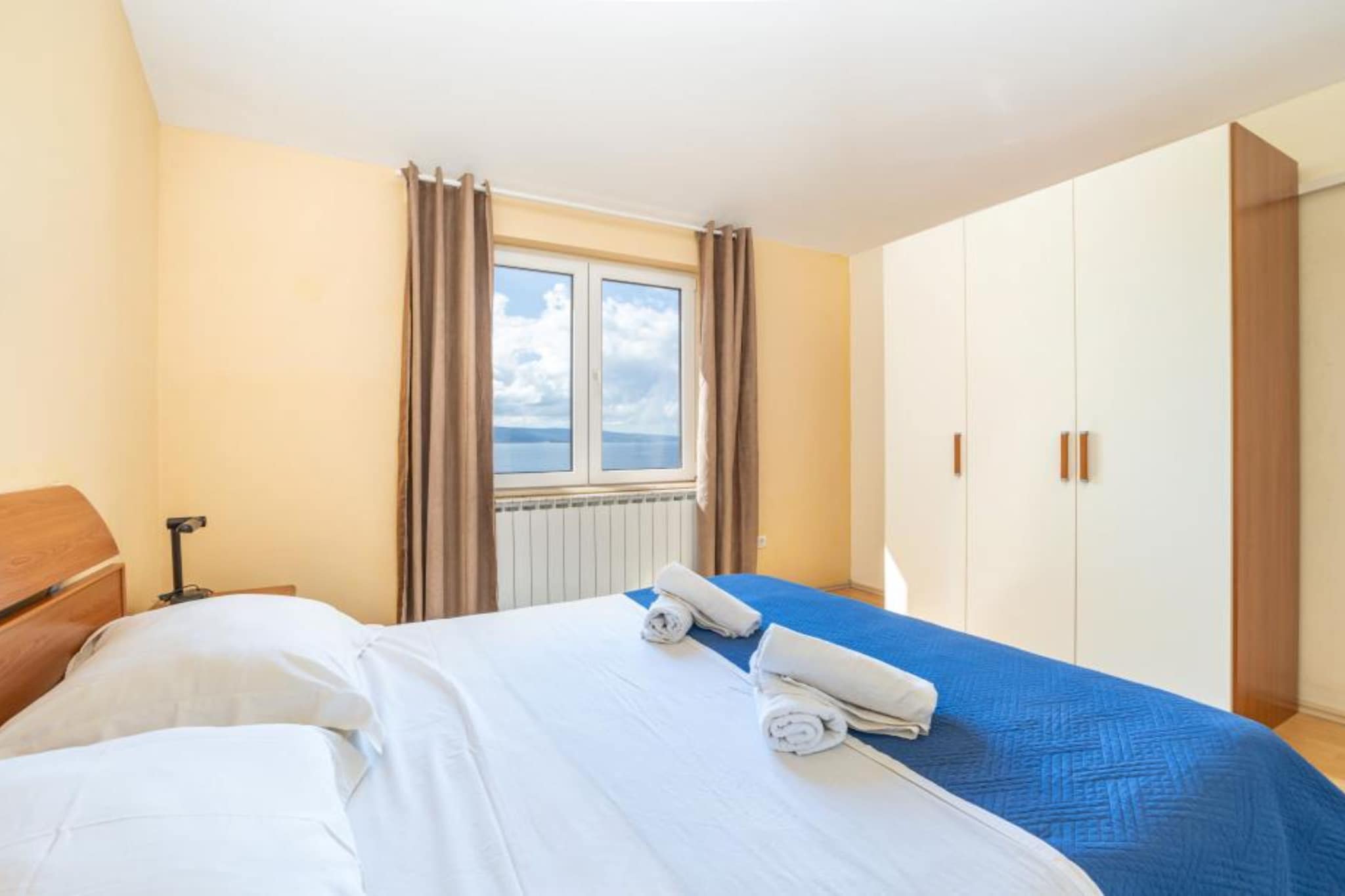Apartments Radevenjić - Superior Two Bedroom  Apartment with Sea View and Terrace - Slaapkamer