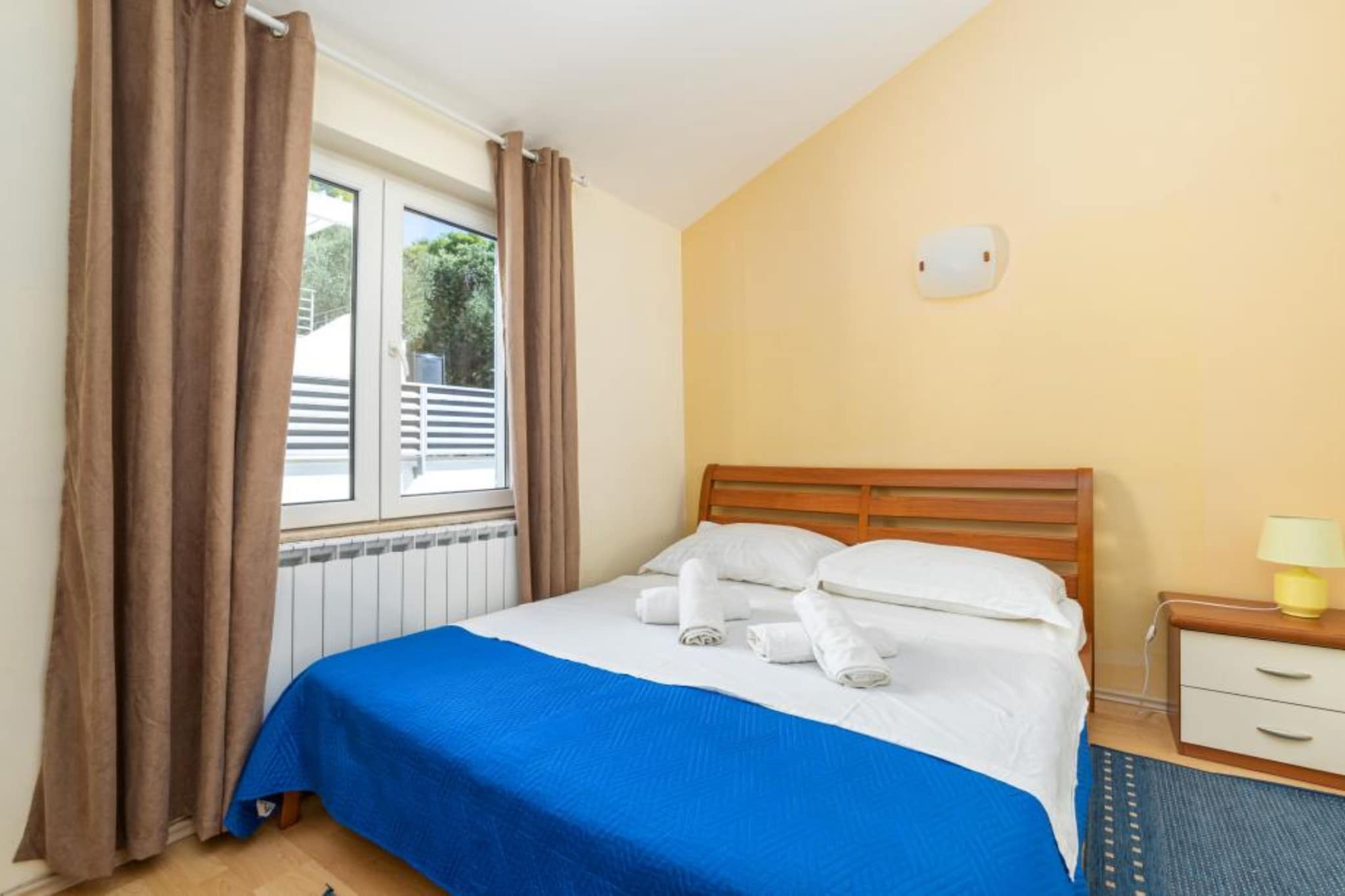 Apartments Radevenjić - Superior Two Bedroom  Apartment with Sea View and Terrace - Slaapkamer