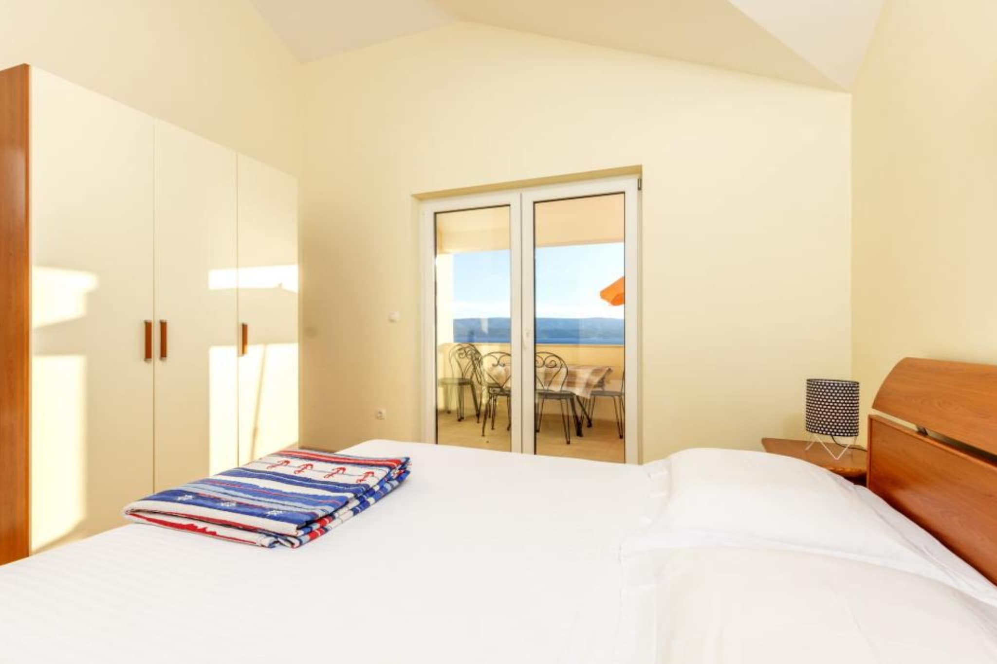 Apartments Radevenjić - Premium Two Bedroom Apartment with Sea View and Terrace - Slaapkamer