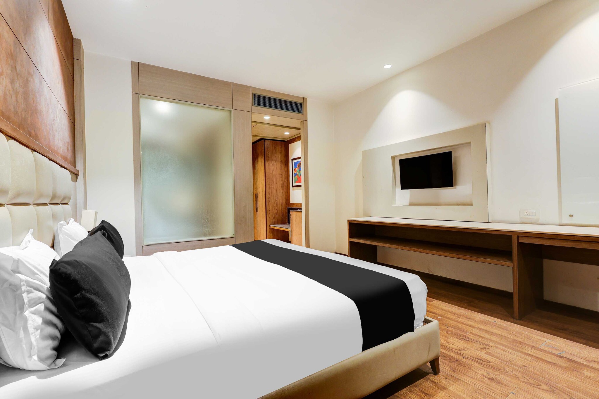 Enjoy a comfortable and hassle-free experience at our thoughtfully designed property. Each room is equipped with modern amenities, cozy bedding, and elegant decor to make you feel right at home. Located conveniently with easy access to public transport and major attractions, it's perfect for both business and leisure travelers. Cleanliness and guest comfort are our top priorities, and our team is available 24/7 to assist you throughout your stay.
Unmarried couples are warmly welcome at this property.
Guests with local ID proof are warmly welcome.
Early Check-In Policy: A full day’s room rate will be charged for check-ins before 6:00 AM. Complimentary early check-in is available between 6:00 AM and 10:00 AM, subject to room availability.
Check-in is only available to guests aged 18 and above. Please provide a government-issued ID to confirm your age.