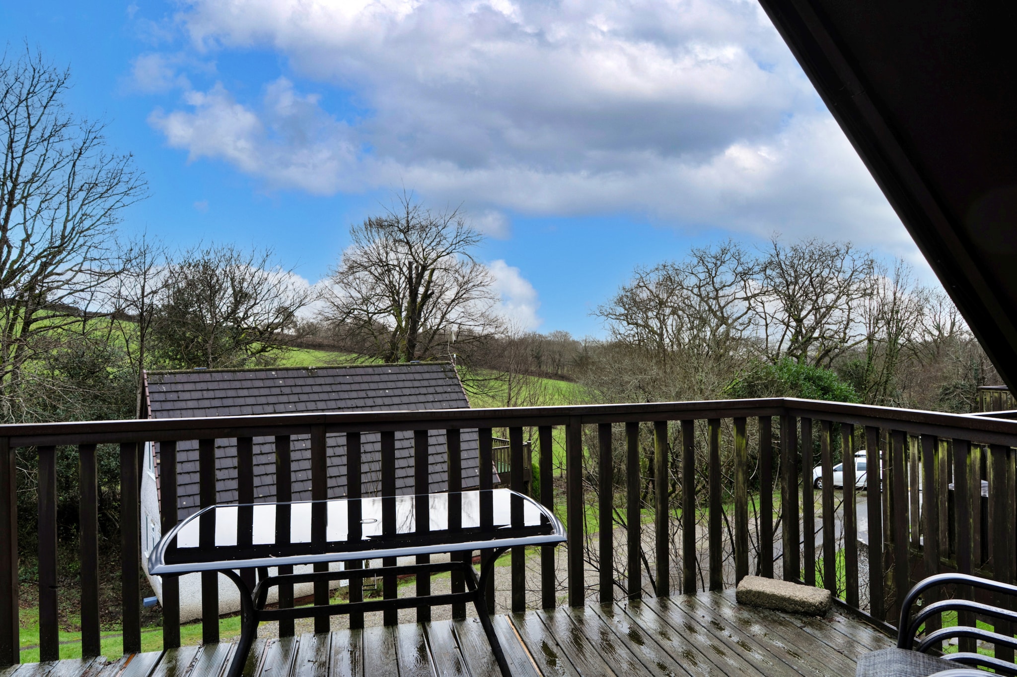 Toblerone Lodge - Terrasse/Balkon