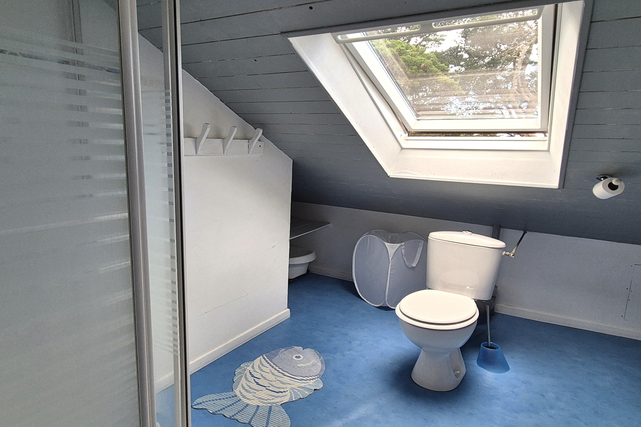 Charmante maison de vacances à 150 m de la plage - Badkamer