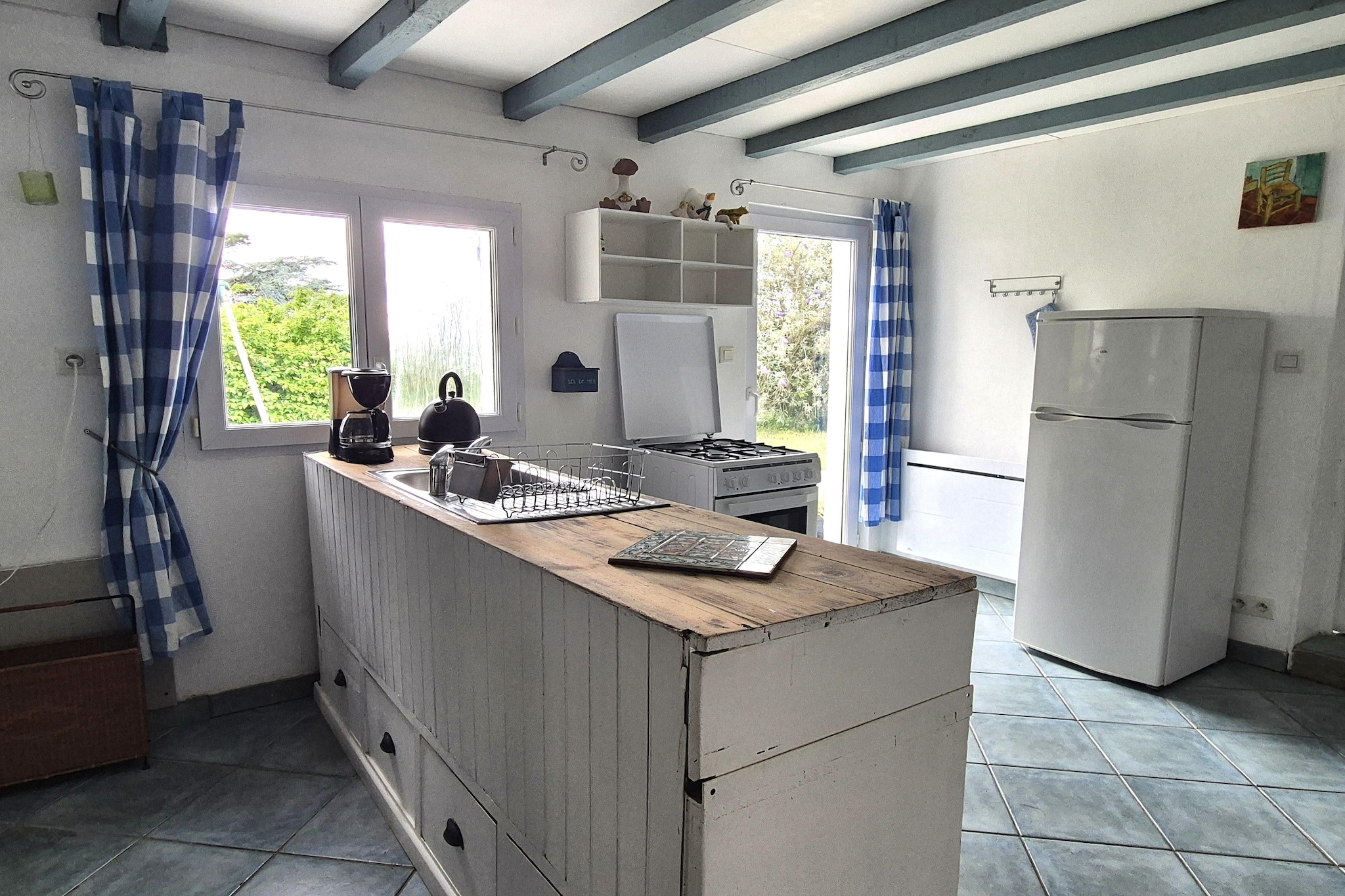 Charmante maison de vacances à 150 m de la plage - Keuken
