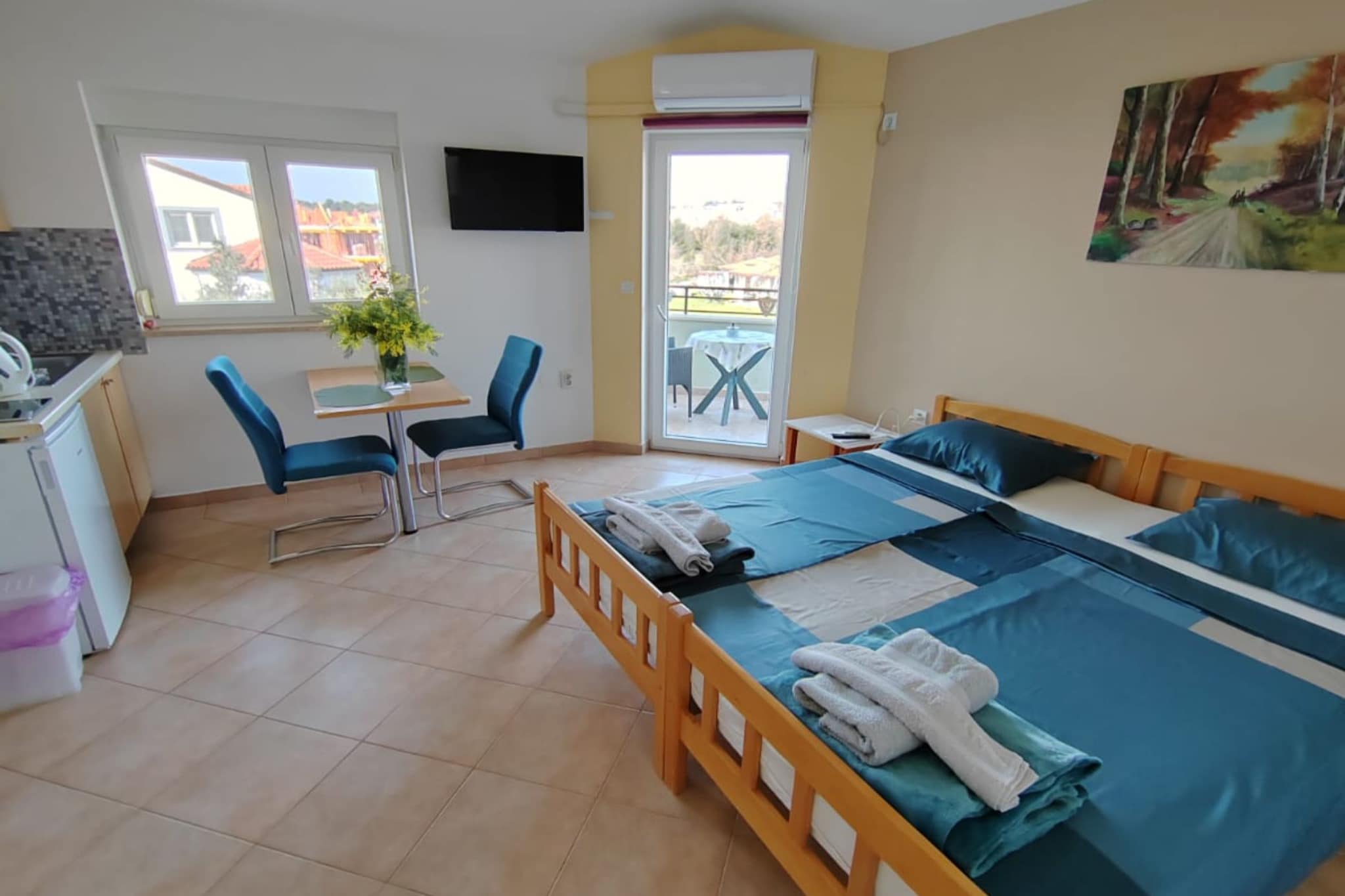 Apartments Lighthouse - (A2) Studio Apartment with Terrace and SeaView - Bedroom