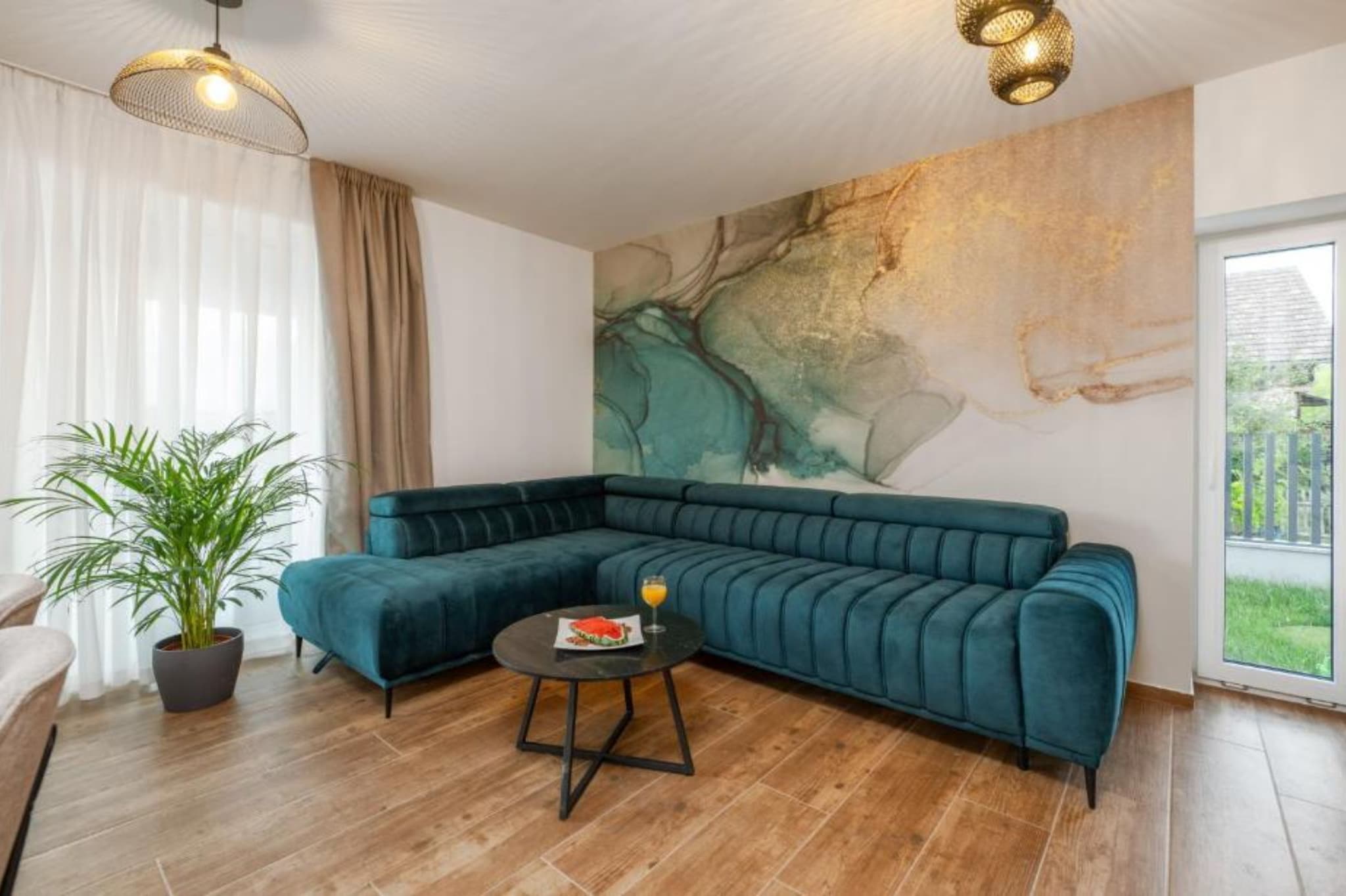Apartments Villa Wood - Two Bedroom Apartment with terrace and pool view  ( W1 ) - Im Freien