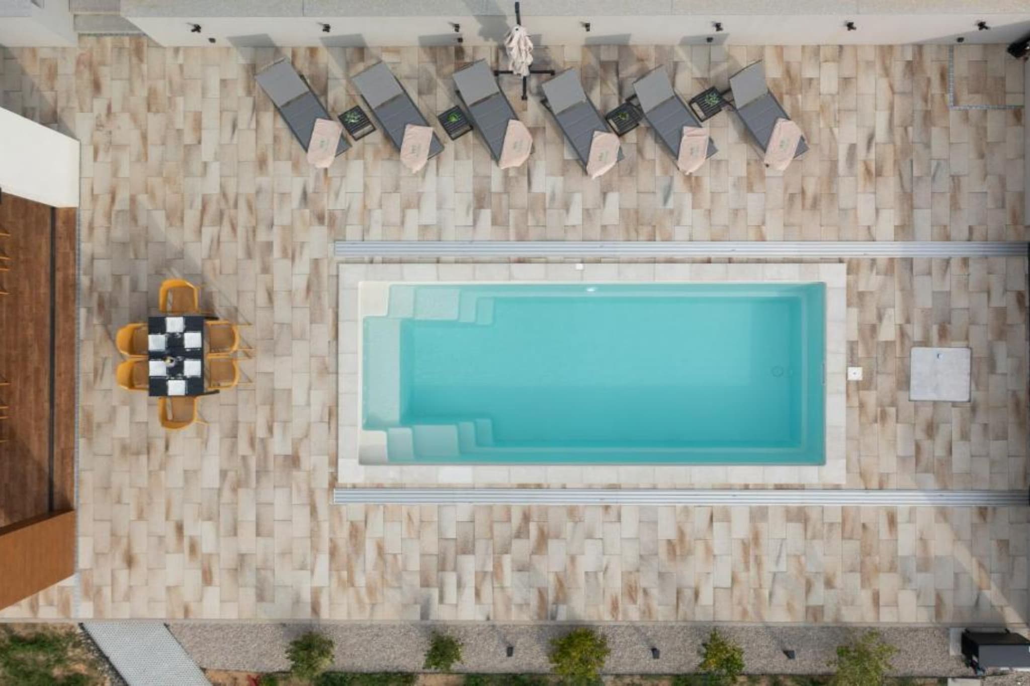 Apartments Villa Wood - Two Bedroom Apartment with terrace and pool view ( W2 ) - Schwimmbad