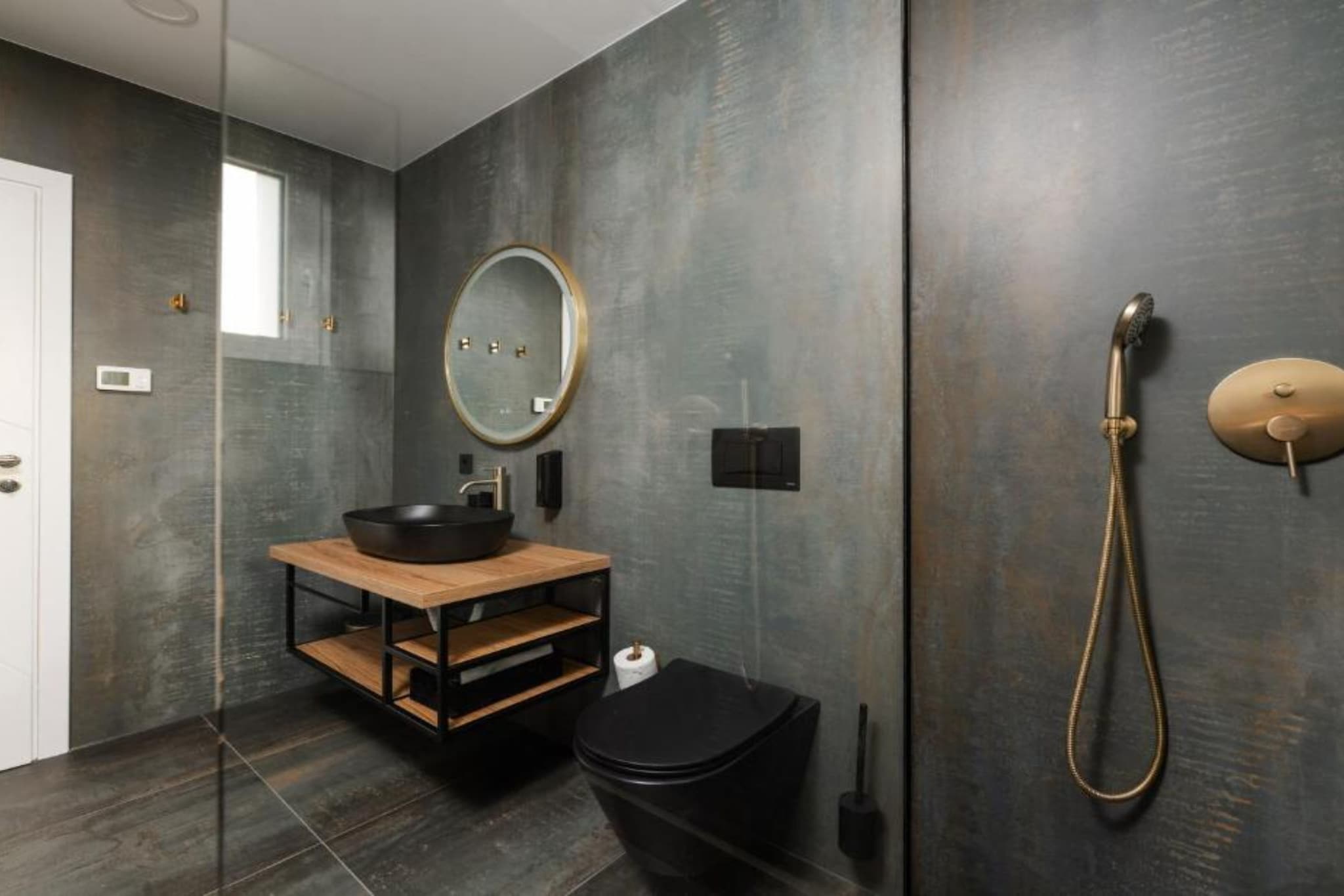 Apartments Villa Wood - Two Bedroom Apartment with terrace and pool view ( W2 ) - Badezimmer