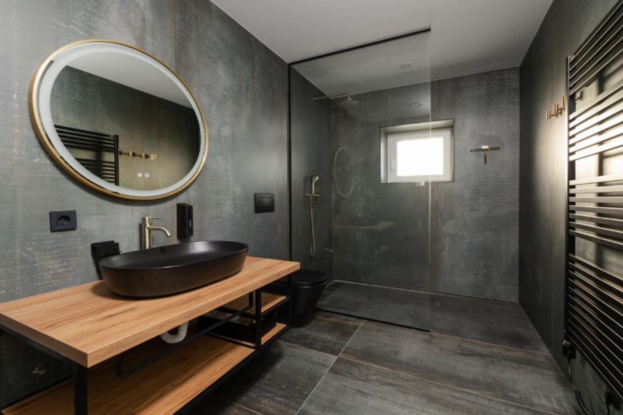 Apartments Villa Wood - Two Bedroom Apartment with terrace and pool view ( W2 ) - Badezimmer