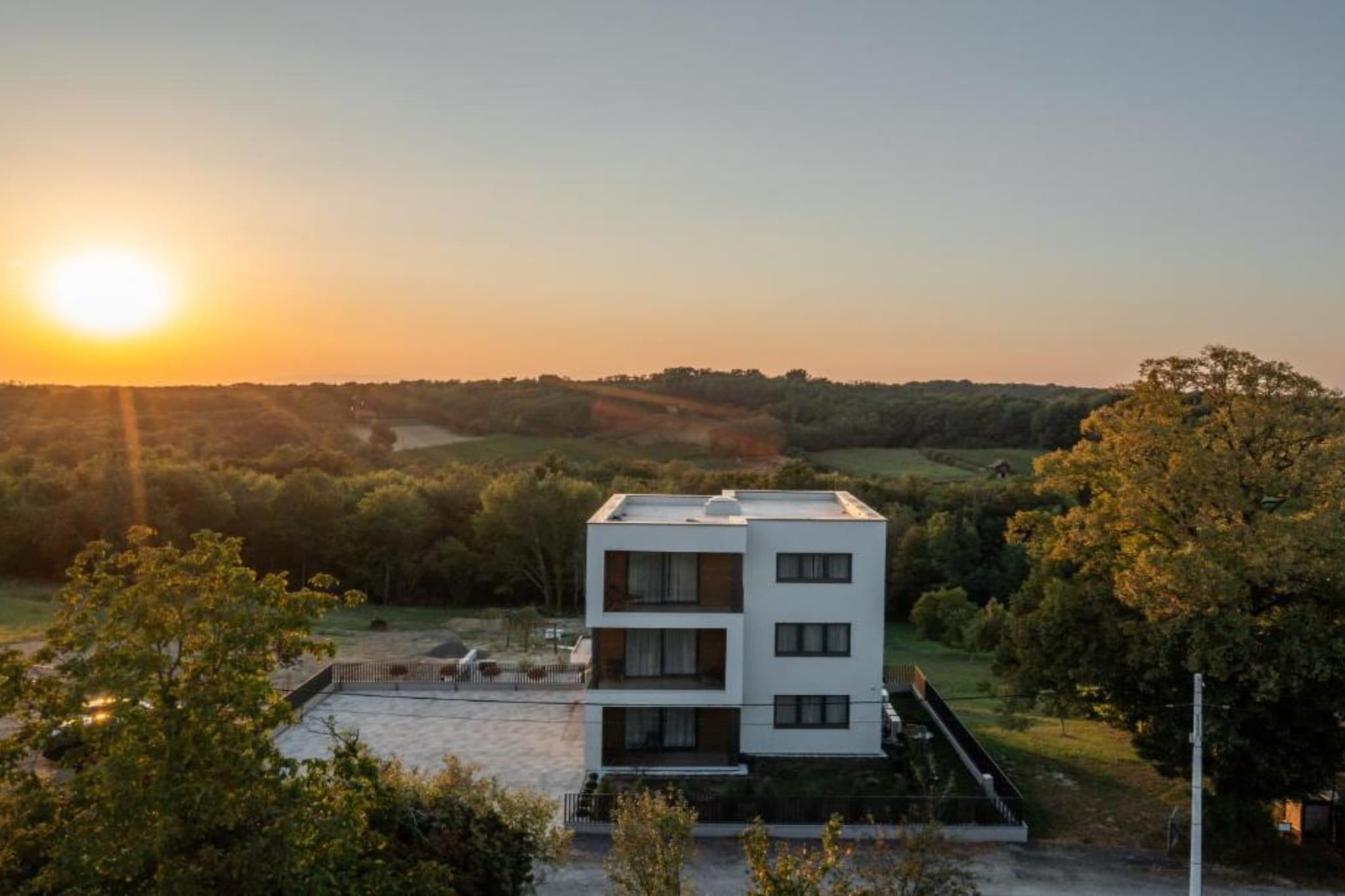 Apartments Villa Wood - Two Bedroom Apartment with terrace and pool view ( W3 ) - Im Freien