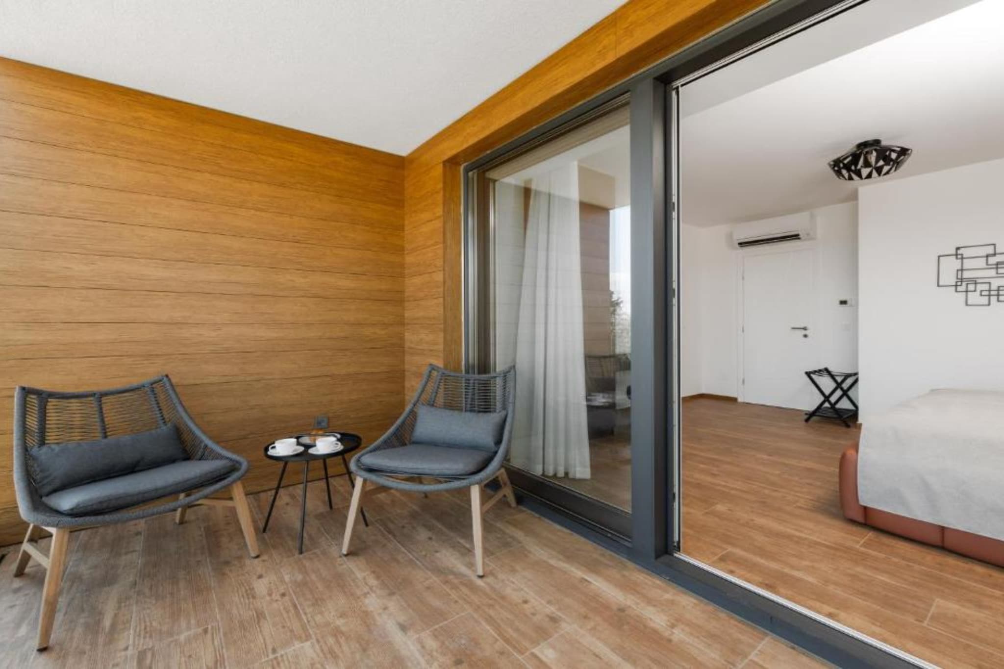 Apartments Villa Wood - Two Bedroom Apartment with terrace and pool view ( W3 ) - Terrasse