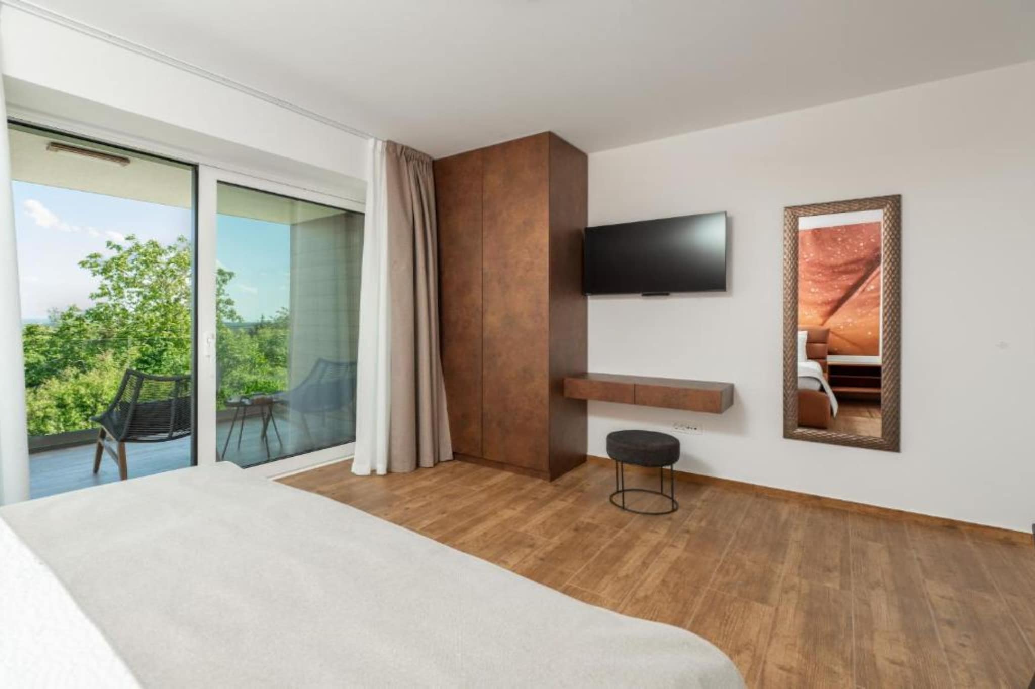 Apartments Villa Wood - Two Bedroom Apartment with terrace and pool view ( W3 ) - Schlafzimmer