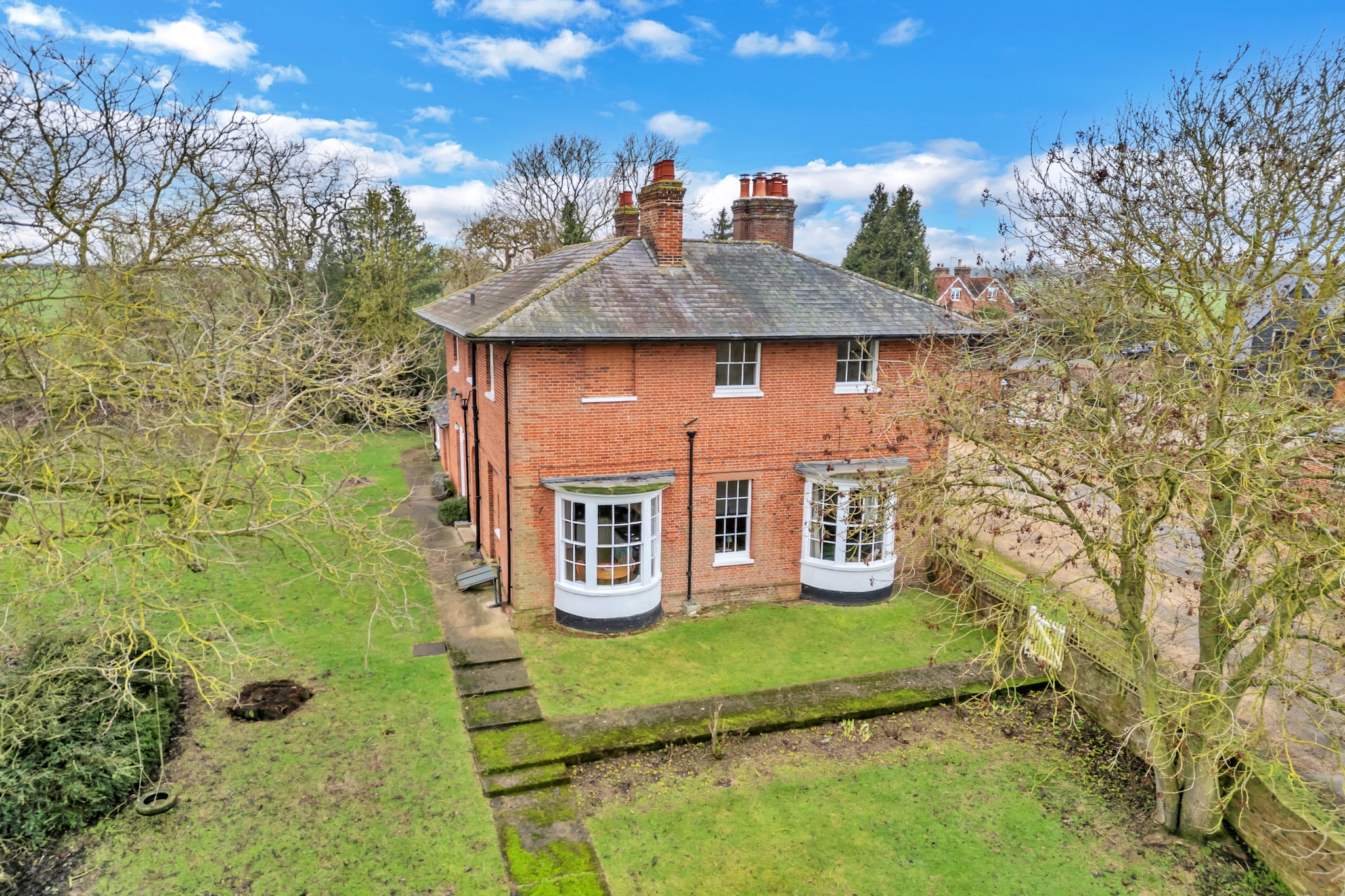 Clavering Hall - Buitenkant zomer