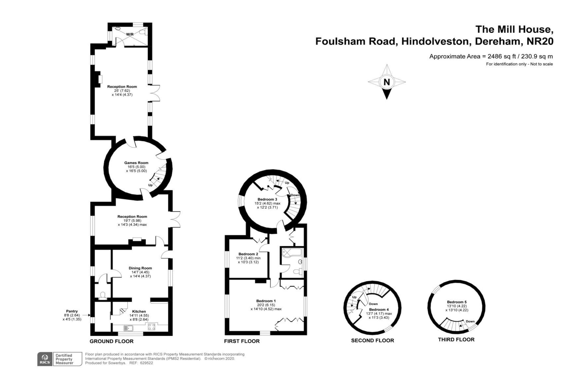 The Old Windmill - Floor plan