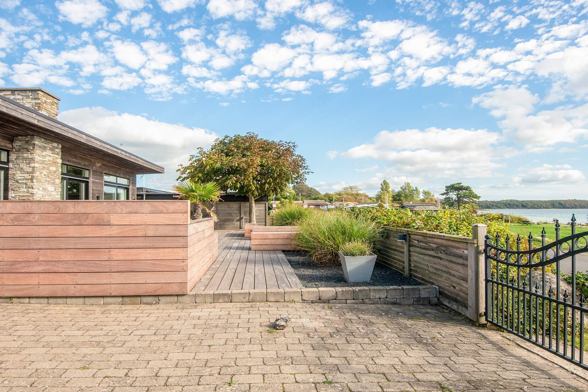 4 Sterne Ferienhaus in Rønde - Wasserblick