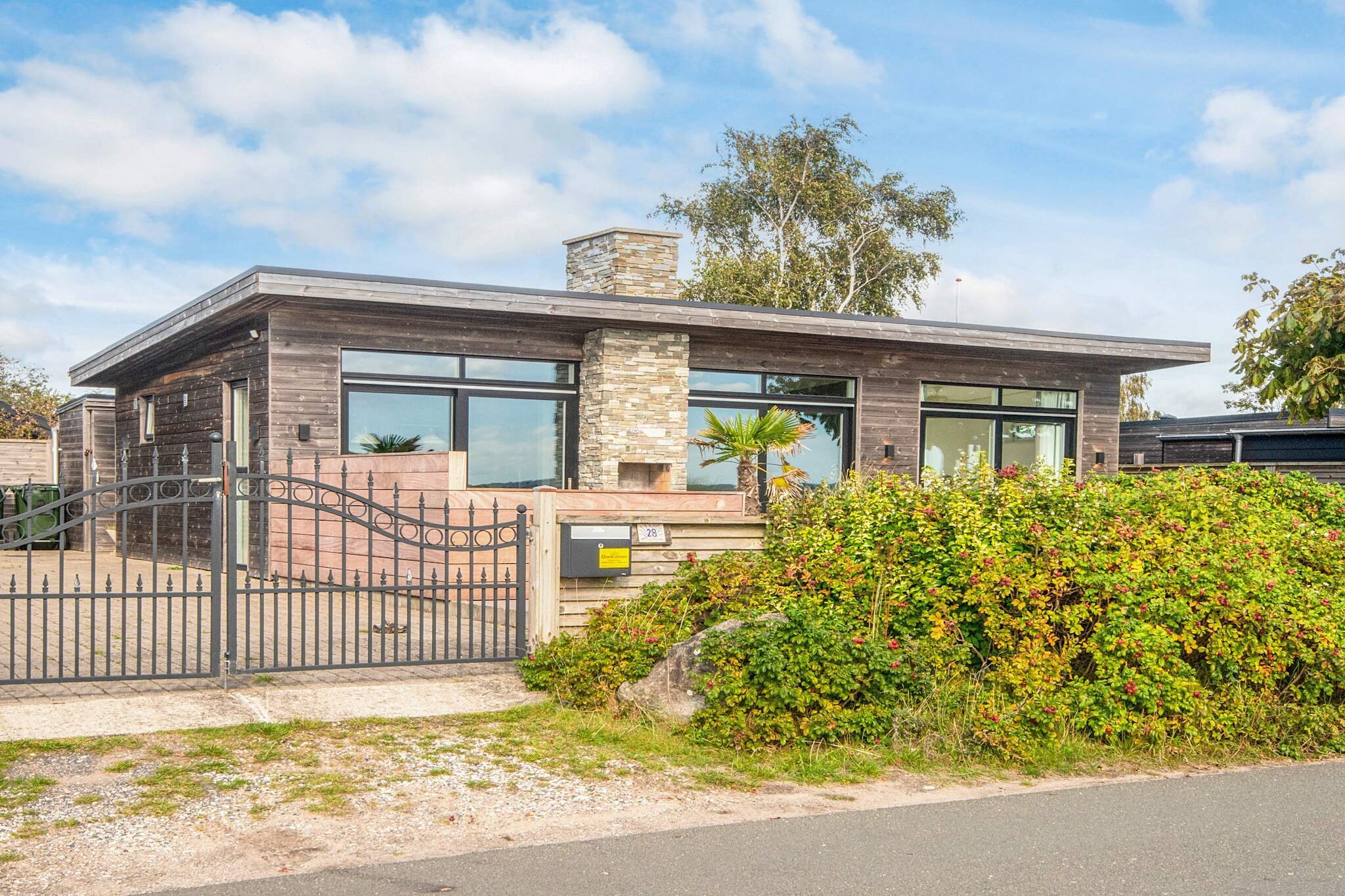 4 Sterne Ferienhaus in Rønde - Aussicht