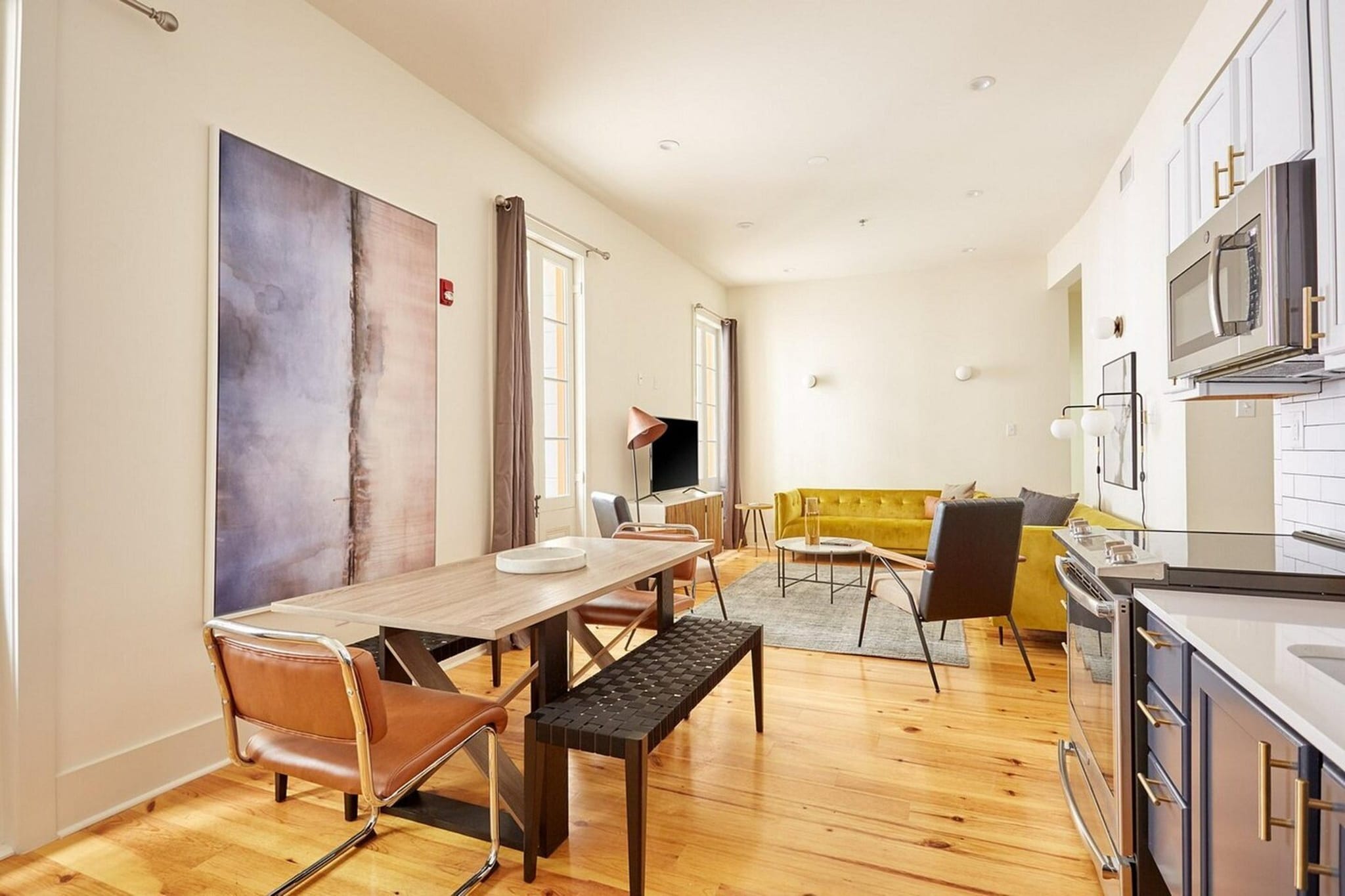 With a stay at Sonder by Marriott Bonvoy The Louie Apartments CBD in New Orleans (New Orleans Central Business District), you'll be a 4-minute walk from Canal Street and 7 minutes by foot from Bourbon Street. This aparthotel is 0.6 mi (0.9 km) from Caesars Superdome and 0.7 mi (1.2 km) from Caesars New Orleans Casino.  Make use of convenient amenities, which include complimentary wireless internet access and concierge services.  Featured amenities include express check-in, express check-out, and an elevator. Guests can enjoy the outdoor space, and families will appreciate the kid-friendly atmosphere designed to make everyone feel at home.
Parking
-Free street parking nearby
-There is no paid street parking nearby
-There are no free parking lots nearby
-There's a paid parking lot nearby
 
House rules -
-No smoking (not even on balconies/patios)
-No pets (not even really cute ones) unless otherwise stated
-No parties (not even really quiet ones)