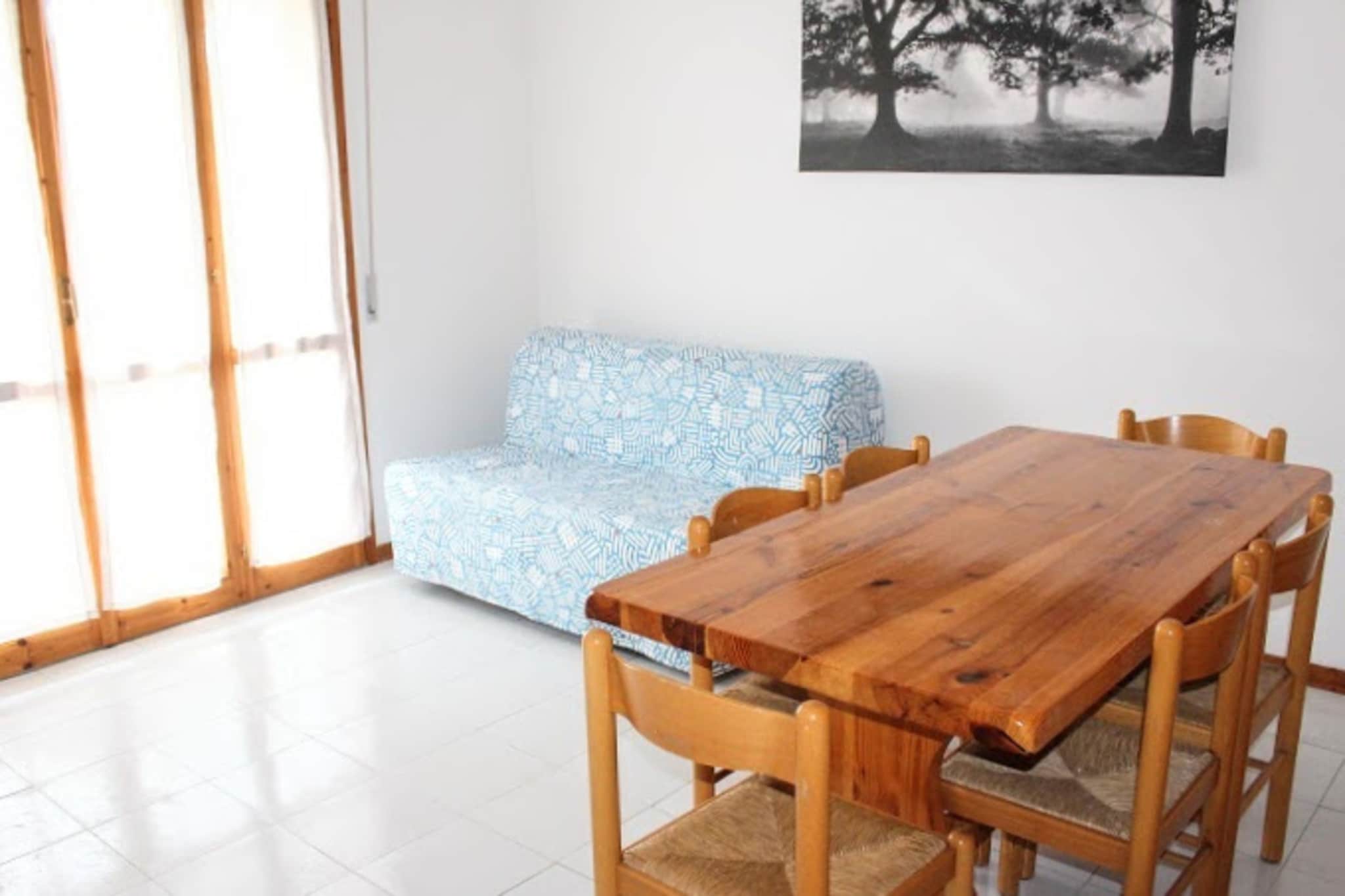 Located in the centre of Numana, within the beautiful Monte Conero Natural Park, this apartment offers great comfort for a holiday filled with sea, relaxation, nature and fun.

The apartment is located on the second floor and features a balcony, perfect for enjoying meals outdoors. It includes one double bedroom, one bedroom with two single beds, and a sofa bed in the living room. In the Kitchenette is available also a washing machine.

A private parking space is also available in the courtyard of the building.

The centre of Numana is just a few steps away, where you will find shops, bars and typical restaurants, while the beach is about 650 metres away and can easily be reached with a short walk.

From the port of Numana, you can also enjoy boat trips to reach some of the most beautiful beaches of Monte Conero by sea, as well as take part in hiking, trekking and mountain biking within the Natural Park