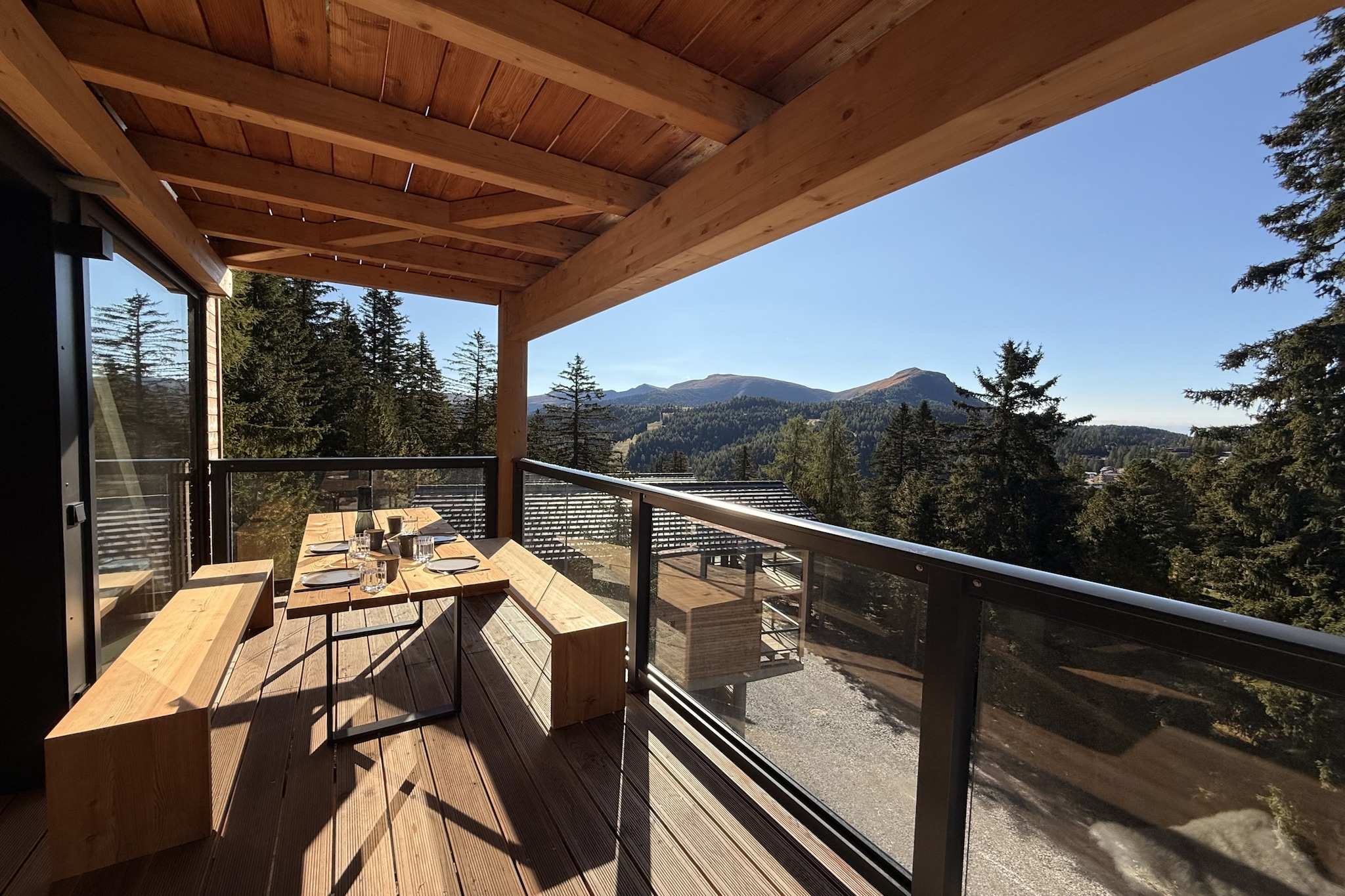 Naturchalets Turracher Höhe 32 - Terrace balcony