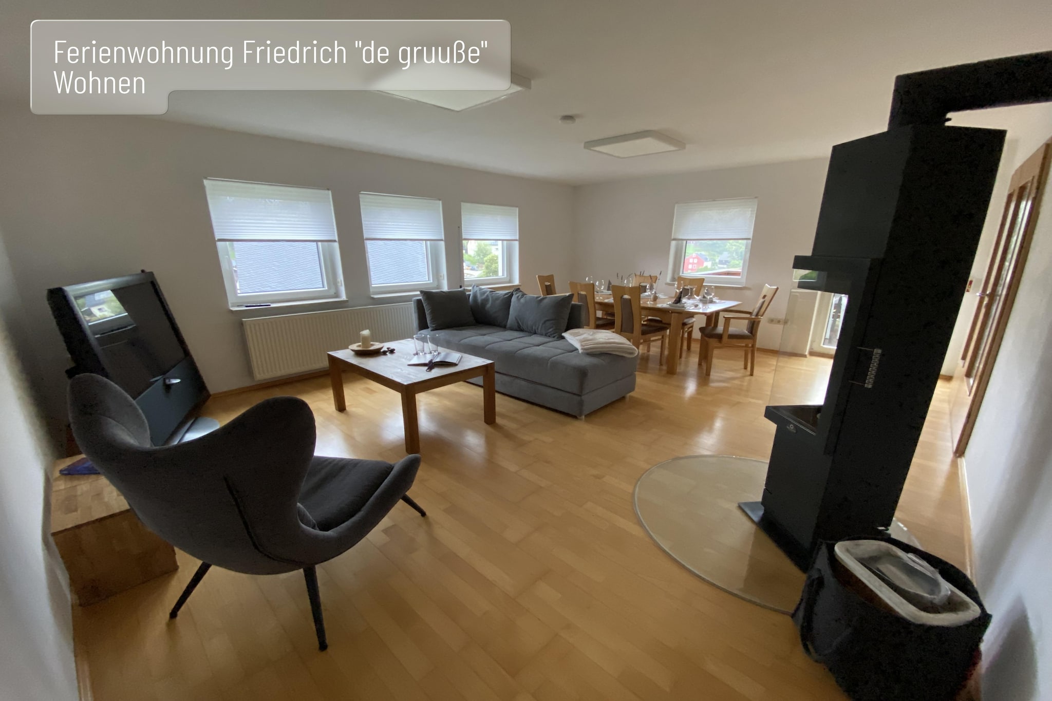 De Gruusse  Fr Friedrich - Woonkamer