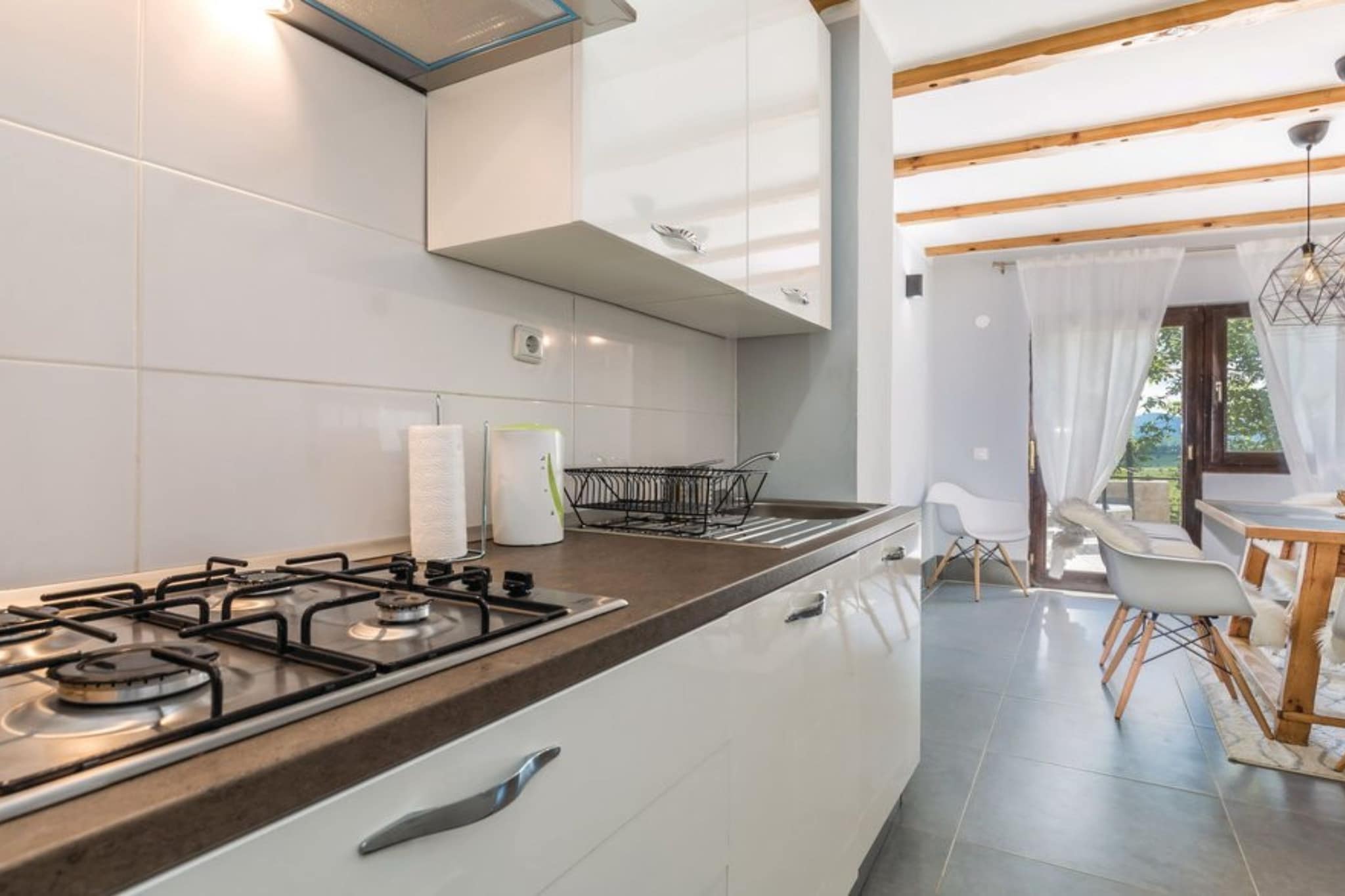 Countryside Villa Latin with Outdoor Swimming Pool - Four Bedroom Villa with Swimming Pool - Kitchen
