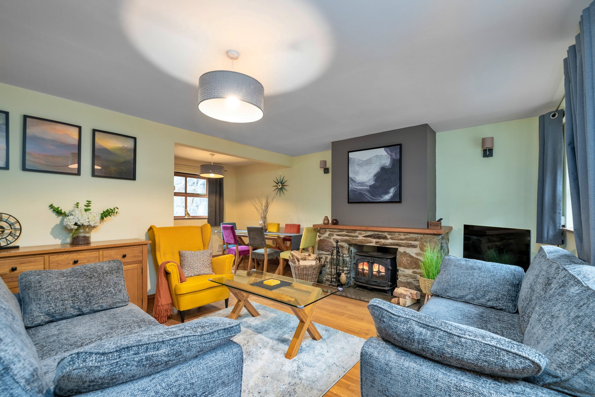 Adwy'r Nant - Woonkamer