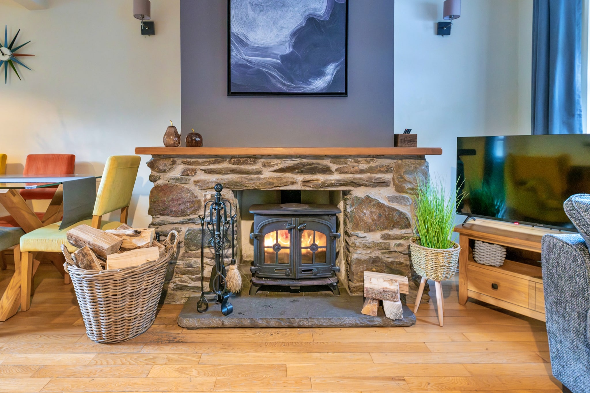 Adwy'r Nant - Woonkamer