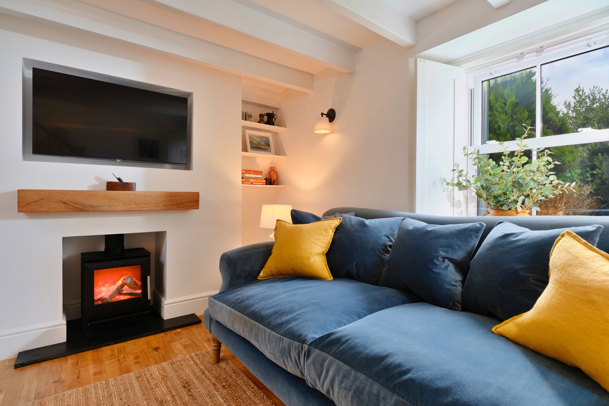 Mill Stone Cottage - Woonkamer