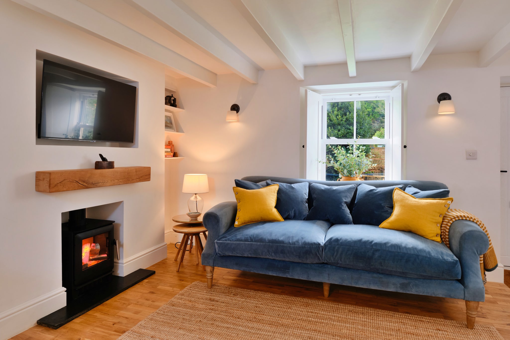 Mill Stone Cottage - Woonkamer