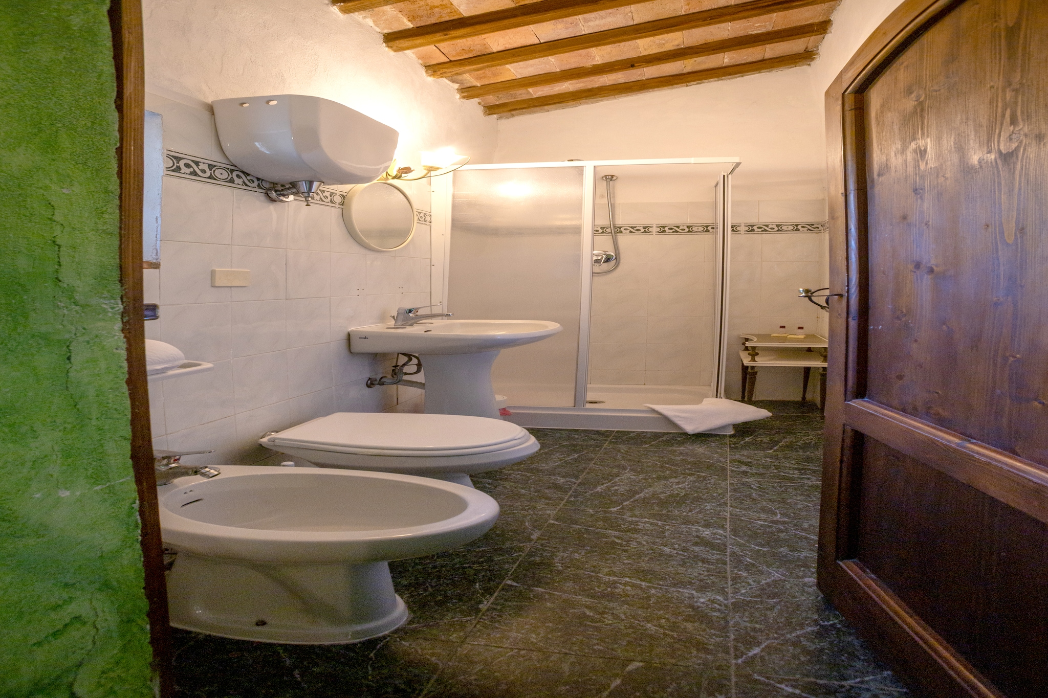 Agriturismo La Grotta di Montecchino App Oliva - Badkamer