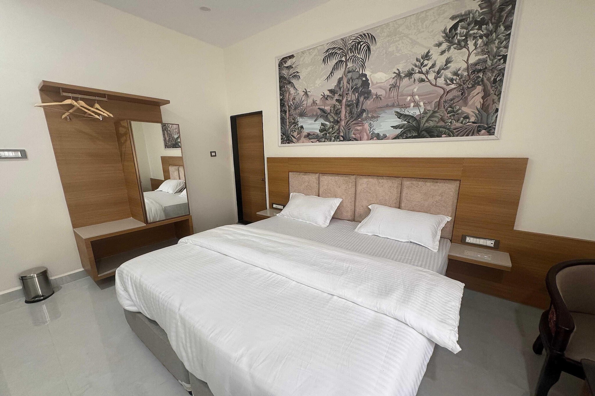 Enjoy a comfortable and hassle-free experience at our thoughtfully designed property. Each room is equipped with modern amenities, cozy bedding, and elegant decor to make you feel right at home. Located conveniently with easy access to public transport and major attractions, it's perfect for both business and leisure travelers. Cleanliness and guest comfort are our top priorities, and our team is available 24/7 to assist you throughout your stay.
 
Unmarried couples are warmly welcome at this property.
Guests with local ID proof are warmly welcome.
Foreign guests are welcome and allowed to stay at this property without any restrictions
Early Check-In Policy: A full day’s room rate will be charged for check-ins before 6:00 AM. Complimentary early check-in is available between 6:00 AM and 10:00 AM, subject to room availability.
 
Check-in is only available to guests aged 18 and above. Please provide a government-issued ID to confirm your age.
