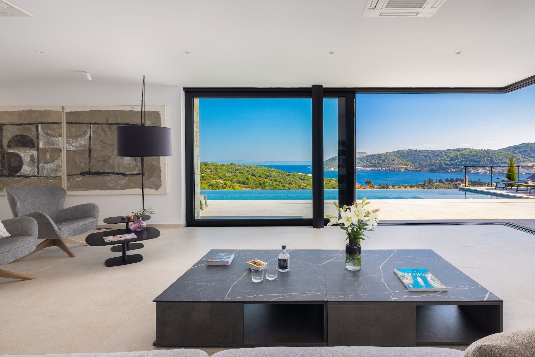 Breathtaking Villa  Vis Five Bedroom Villa with the Pool - Salon