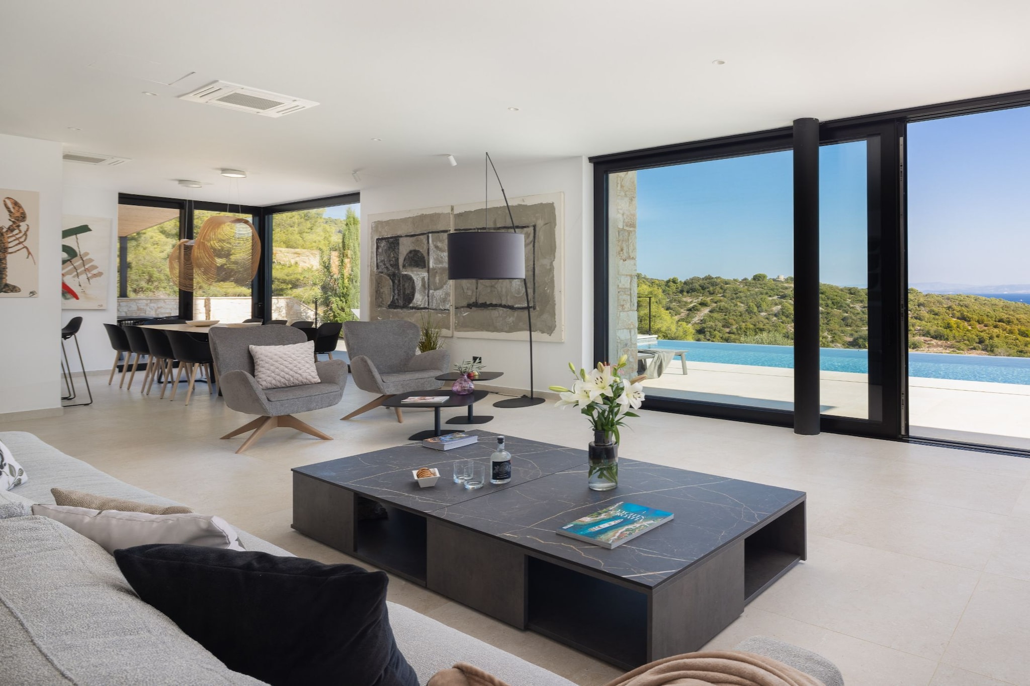 Breathtaking Villa  Vis Five Bedroom Villa with the Pool - Salon