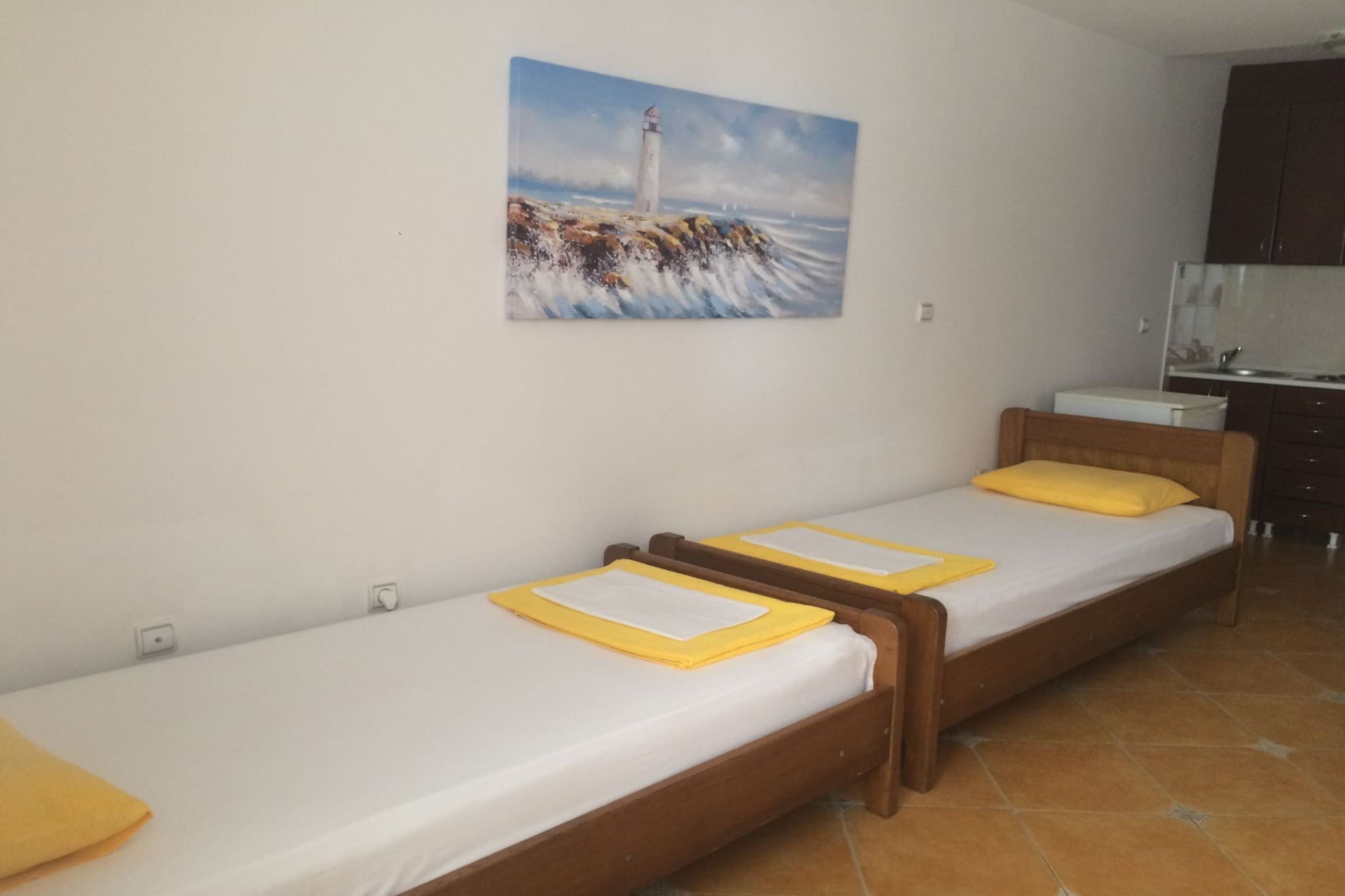 Apartments Aleksić, Bečići - Studio Apartment  with Terrace 3 - Bedroom