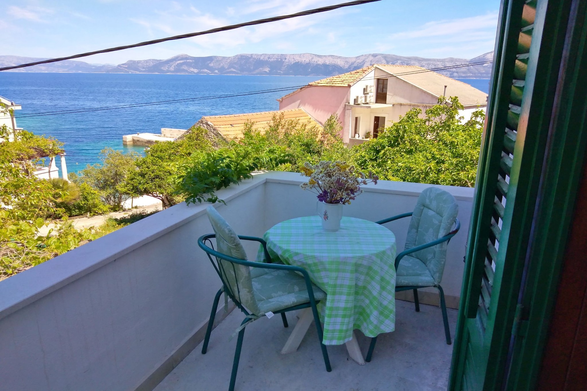 Guest House Hazdovac Apartment - Two Bedroom Apartment with Terrace and Sea View - Terras