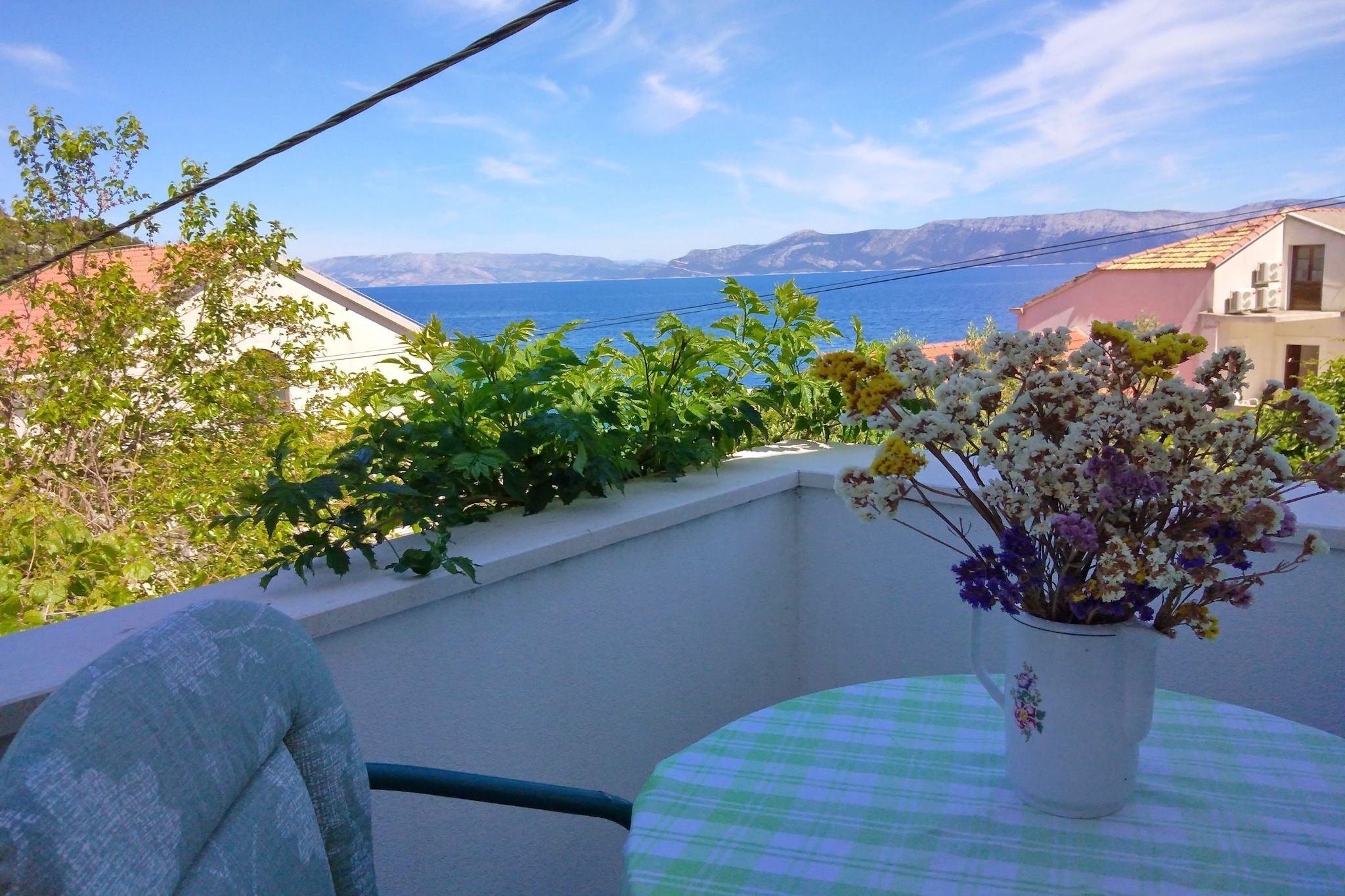 Guest House Hazdovac Apartment - Two Bedroom Apartment with Terrace and Sea View - Terras