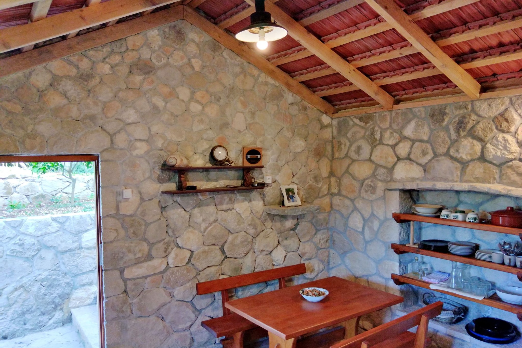 Guest House Hazdovac Apartment - Two Bedroom Apartment with Terrace and Sea View - Binnen