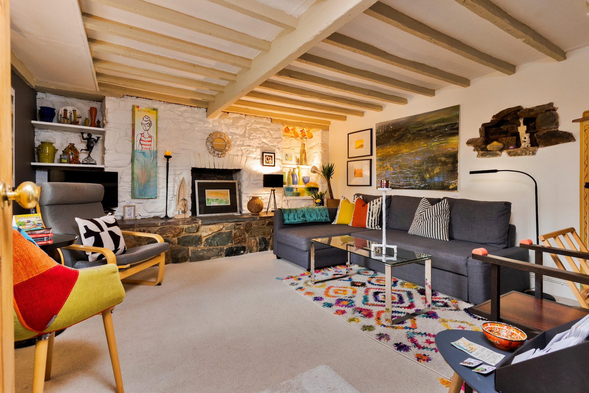 Wallis Cottage - Woonkamer