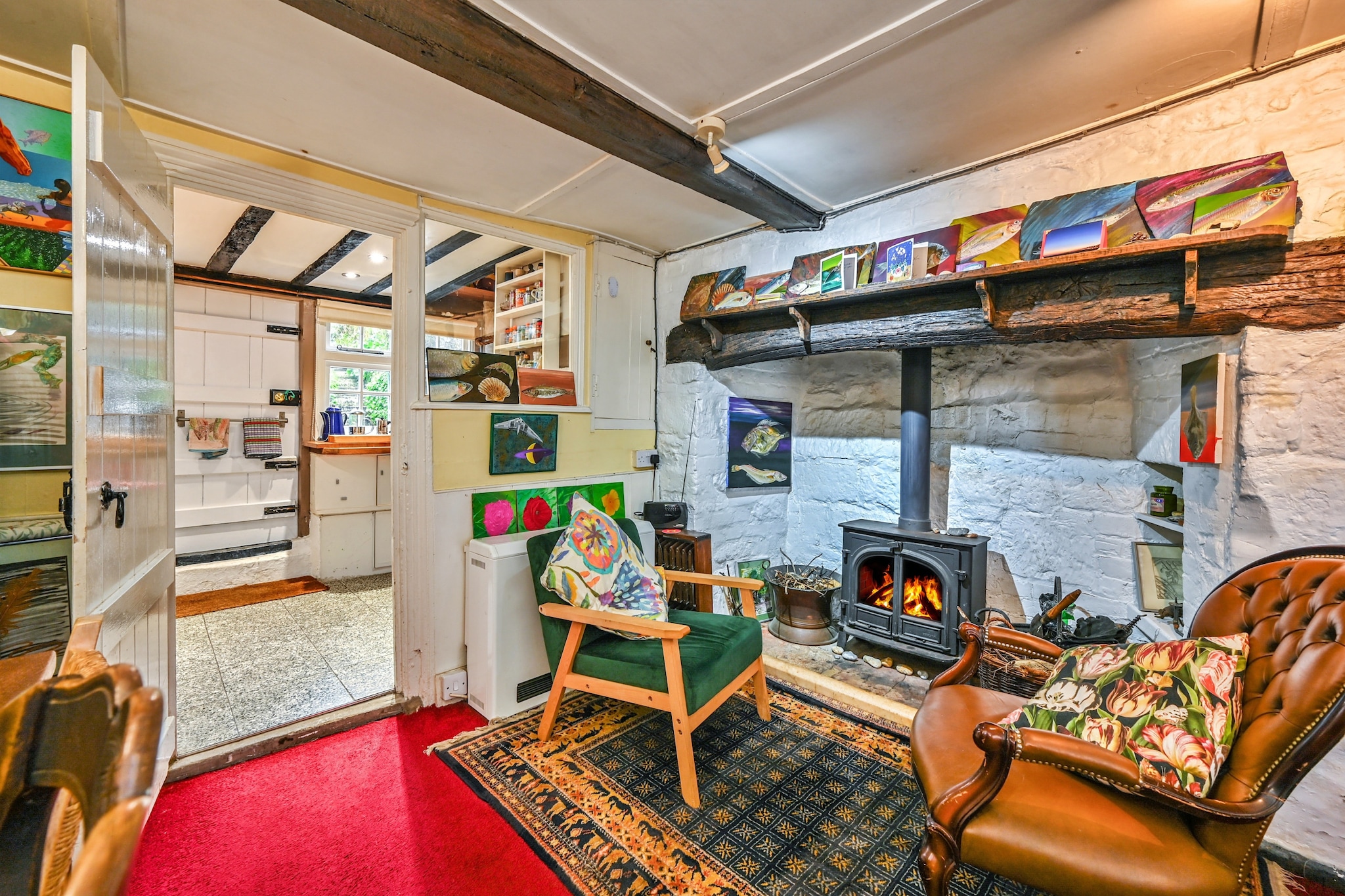Old Town Cottage, Hastings - Wohnzimmer