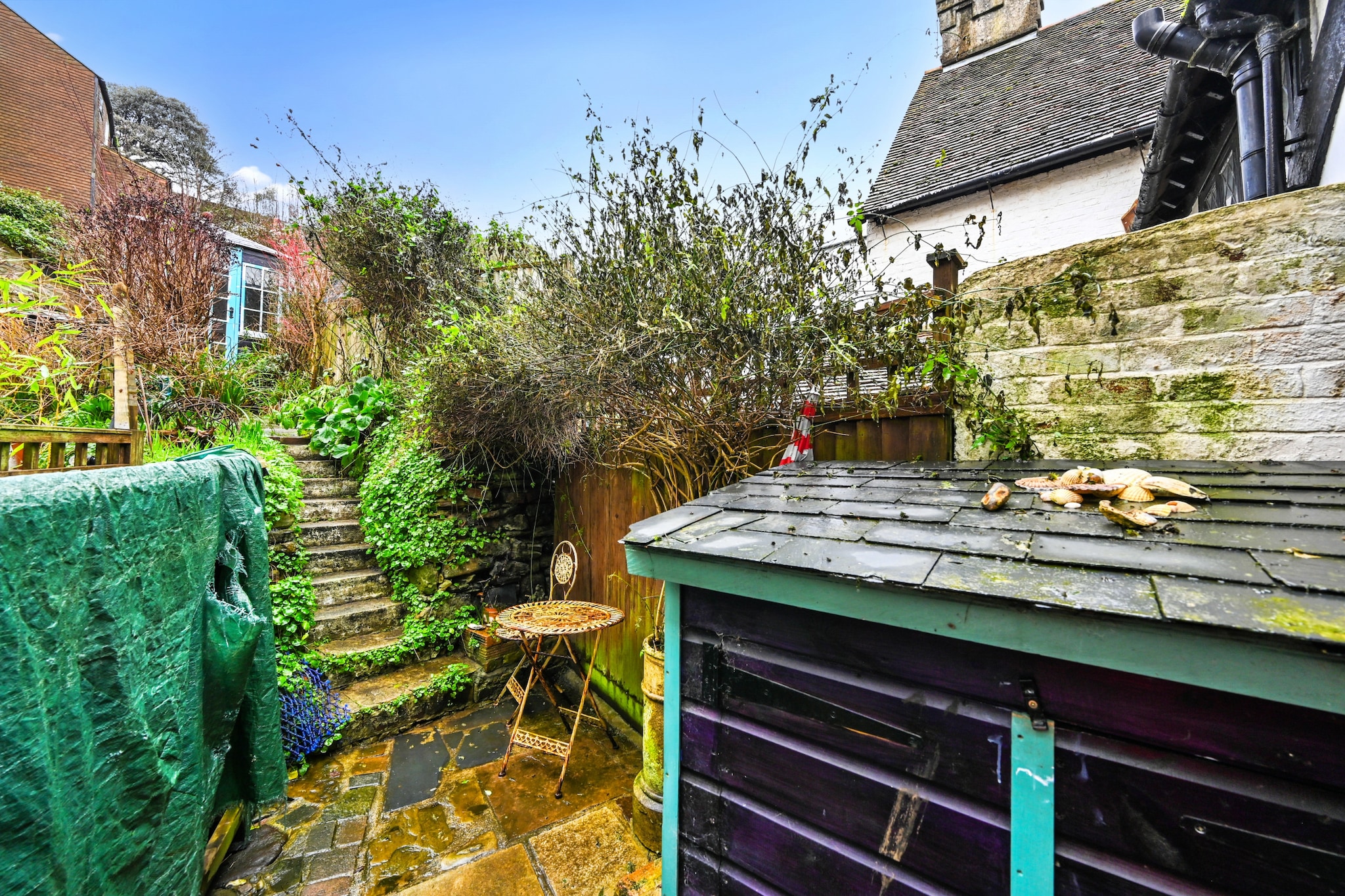 Old Town Cottage, Hastings - Garten Sommer