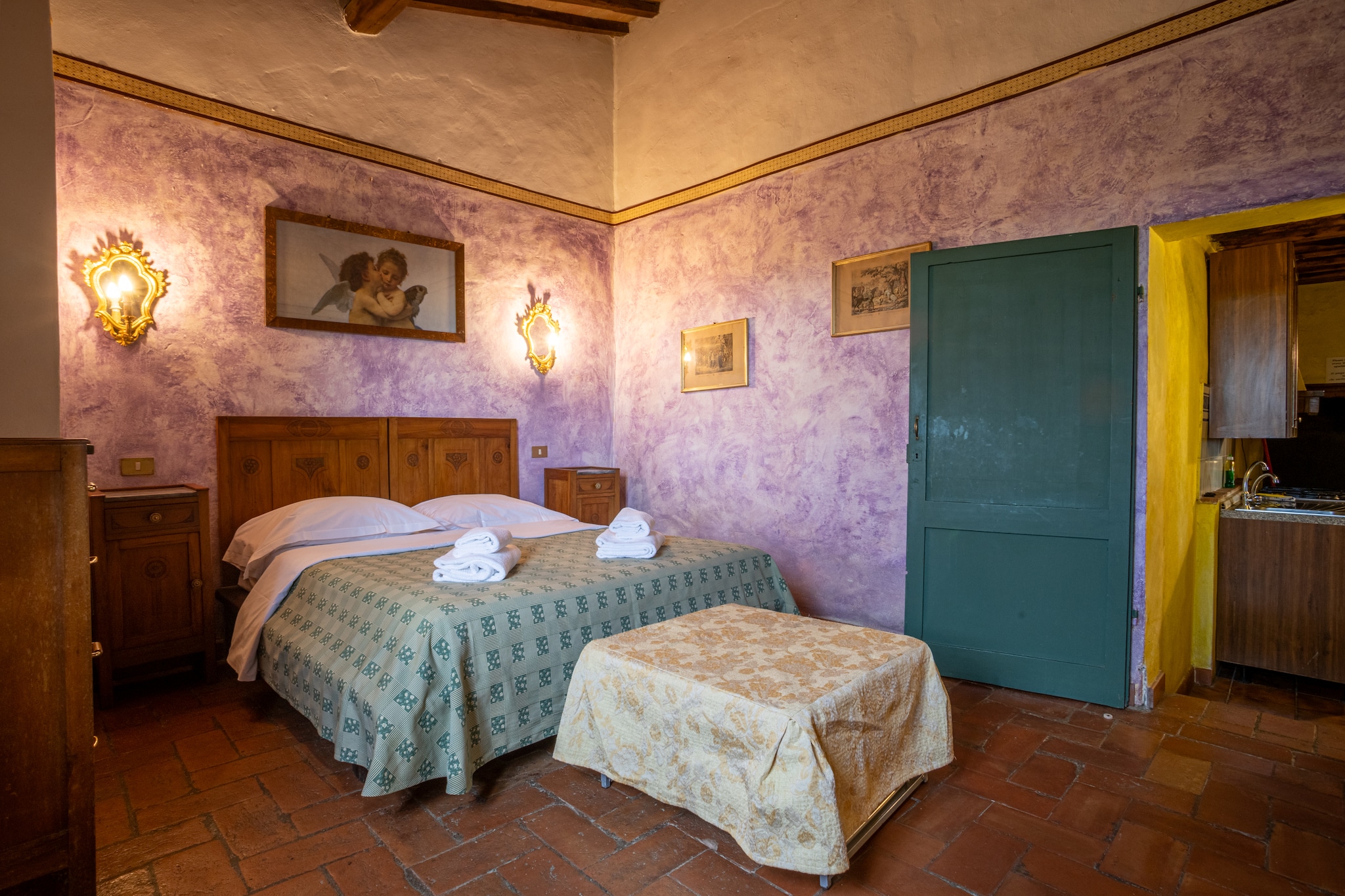 La Grotta di Montecchino App Uva - Slaapkamer